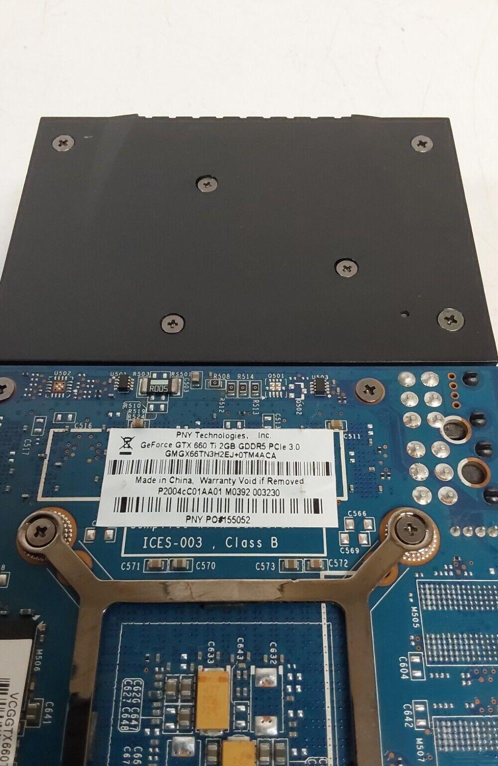 PNY Nvidia GeForce GTX 660 Ti 2GB GDDR5 Performance Edition GPU