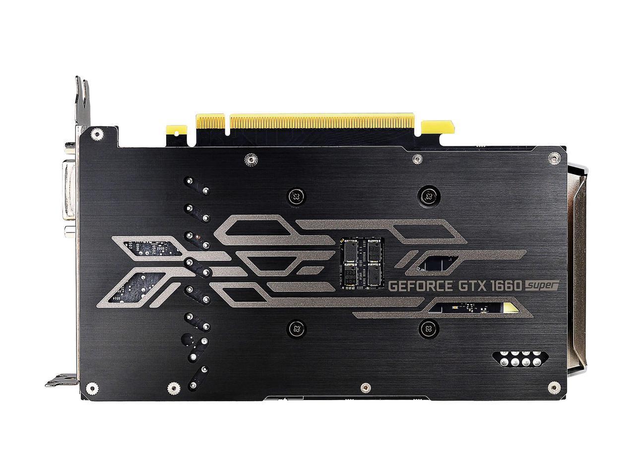 EVGA GeForce GTX 1660 SUPER SC ULTRA GAMING, 06G-P4-1068-KR, 6GB GDDR6, Dual Fan, Metal Backplate