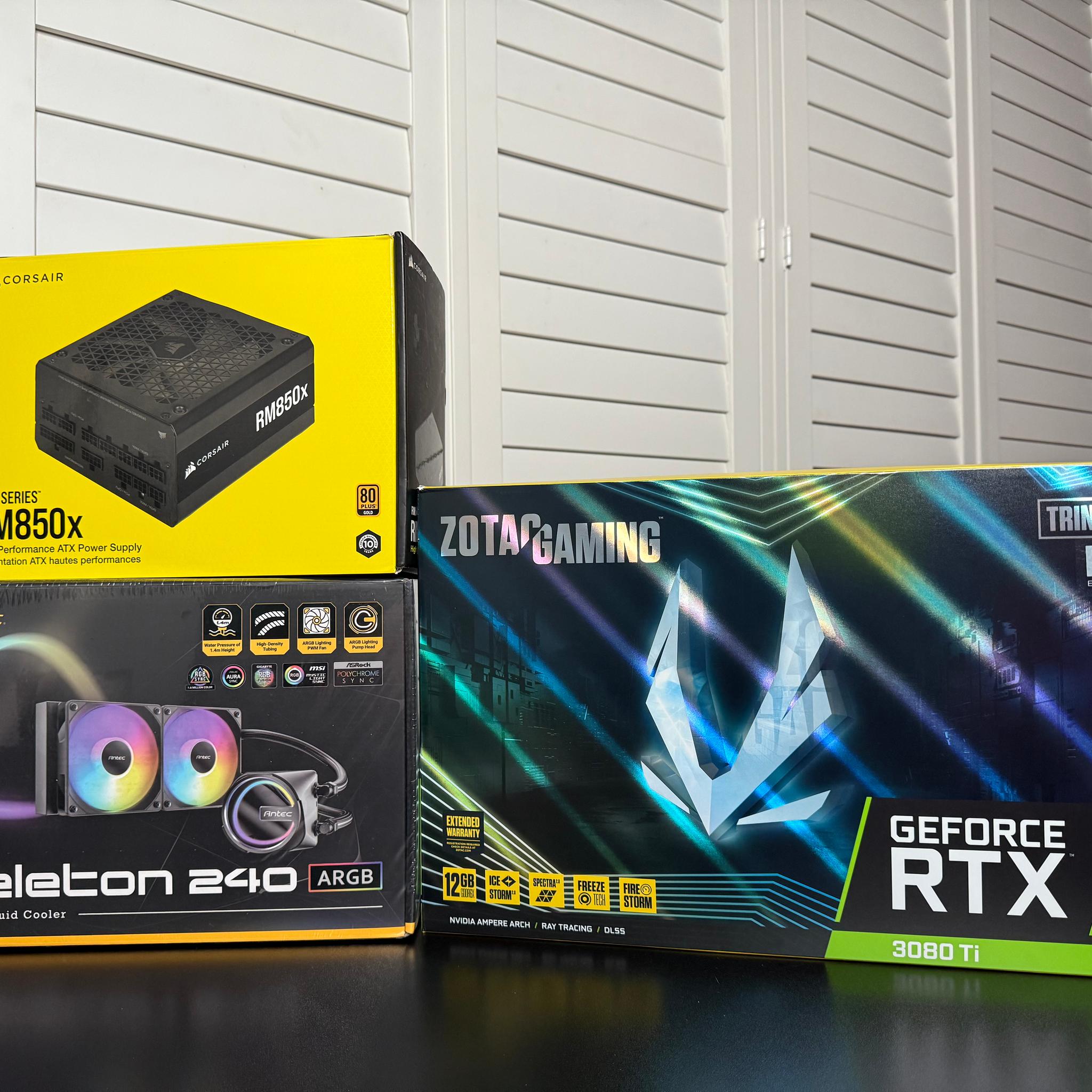 🖤 “Obsidian” — High-End Gaming PC | RTX 3080 Ti 12GB | Ryzen 7 5800X | 32GB Ram