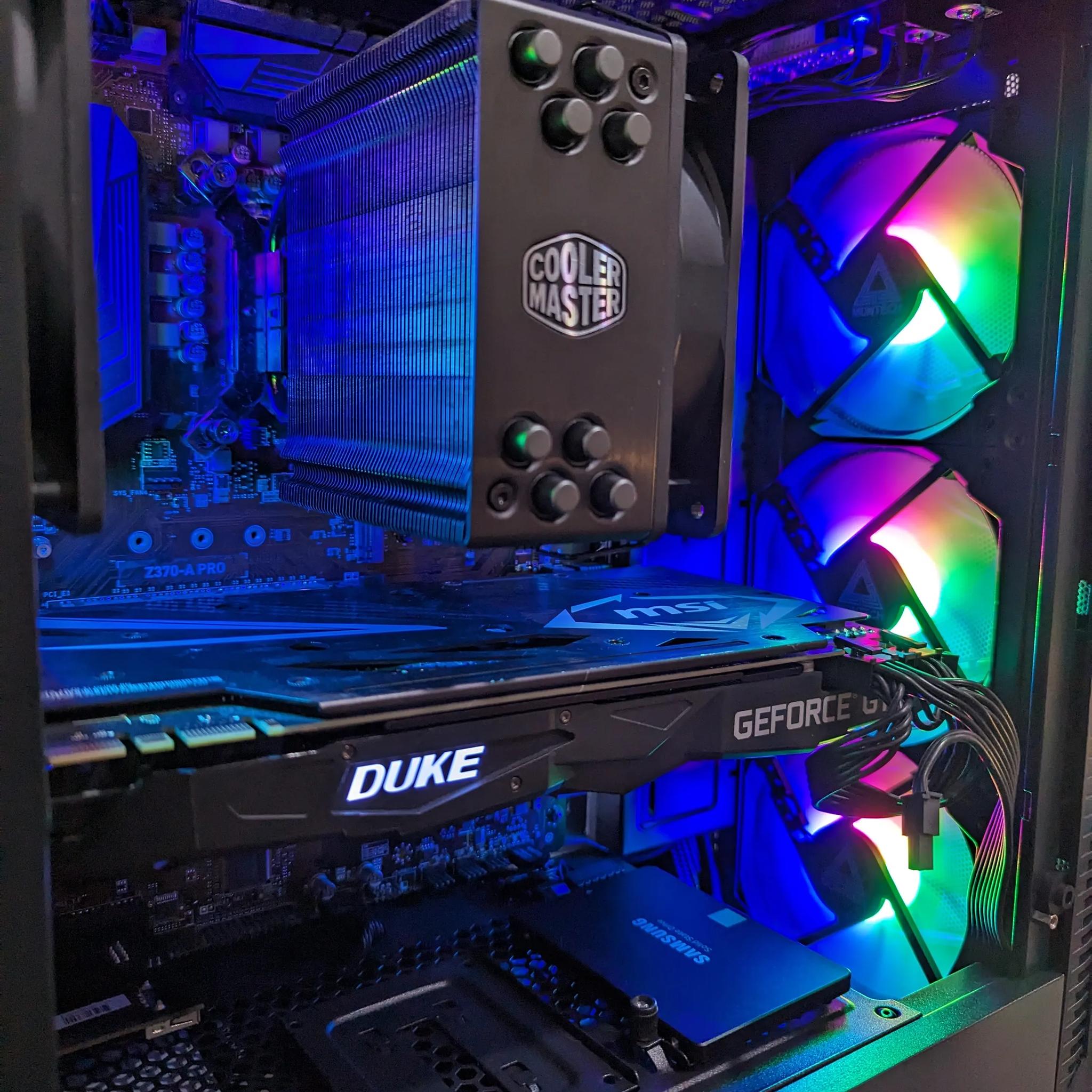 JT-1 | i5-8400 | GTX 1070 Ti | 16GB RAM | 500GB SSD | Wi-Fi | Windows