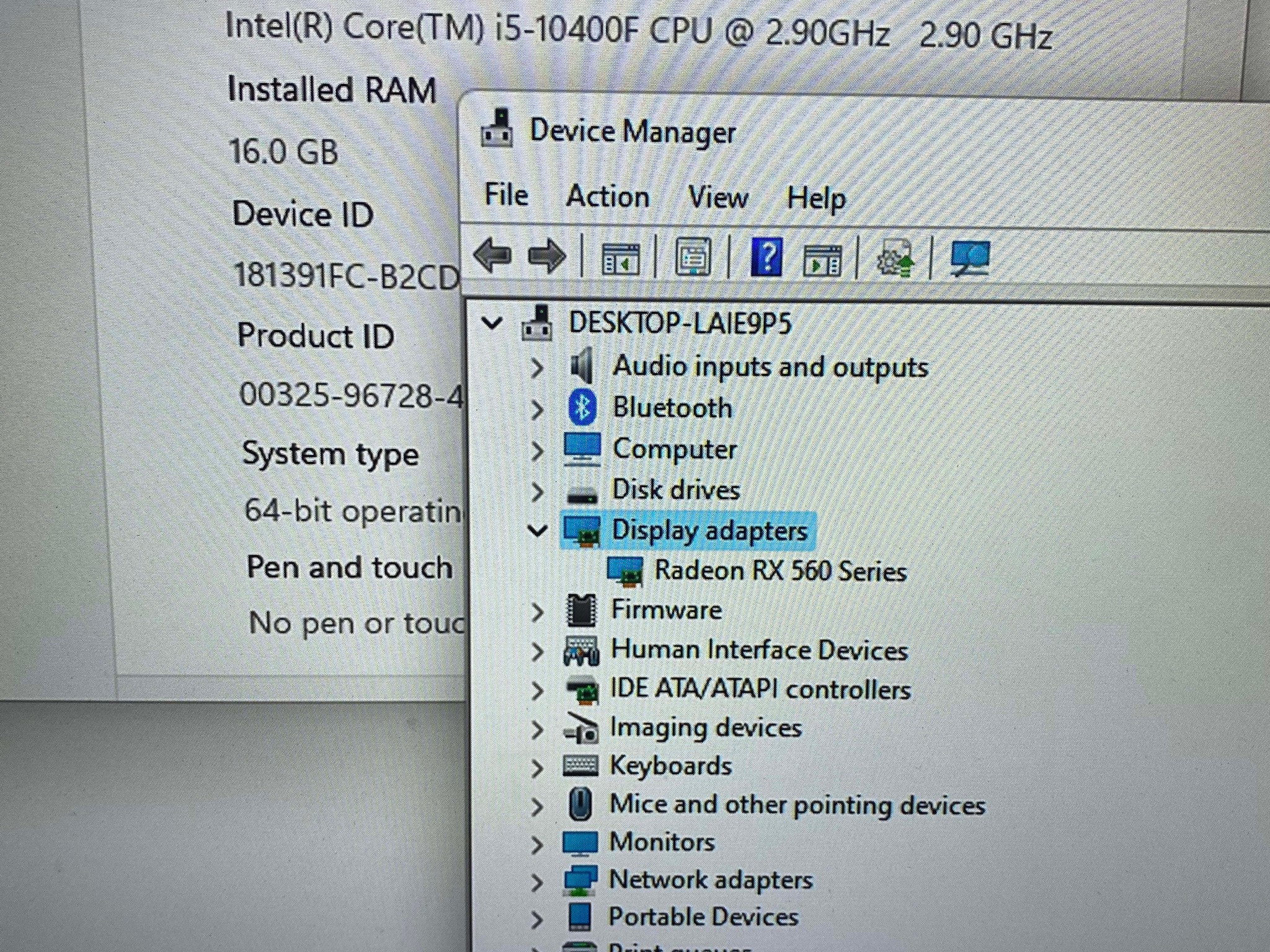 I5 entry level light gaming build