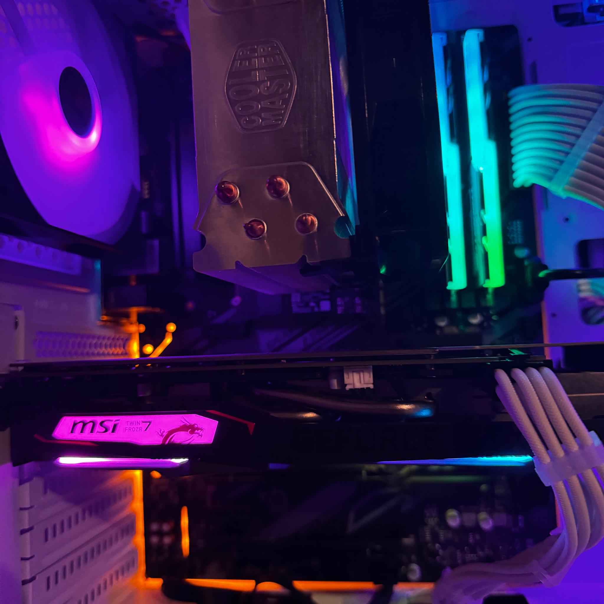⚫INTEL🚀OREO BEAST🥛 | I7 9700K | 1660 SUPER | 16GB RAM | 1TB | WIFI/BT | WIN 11
