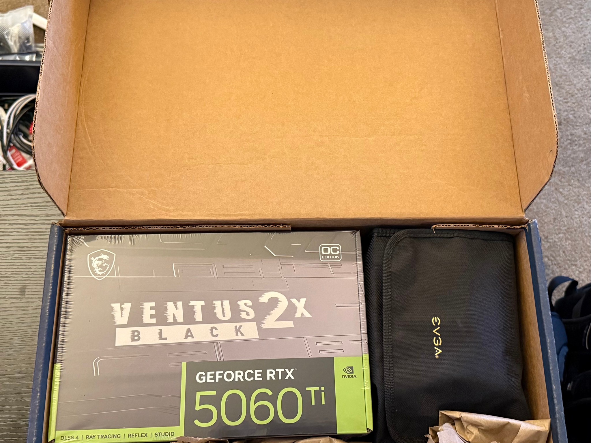 AMD 5800X3D, MSI 5060 TI 16GB (new), 64GB DDR4, EVGA 1000W PSU, 1TB Samsung 970 SSD, Windows 11 Home