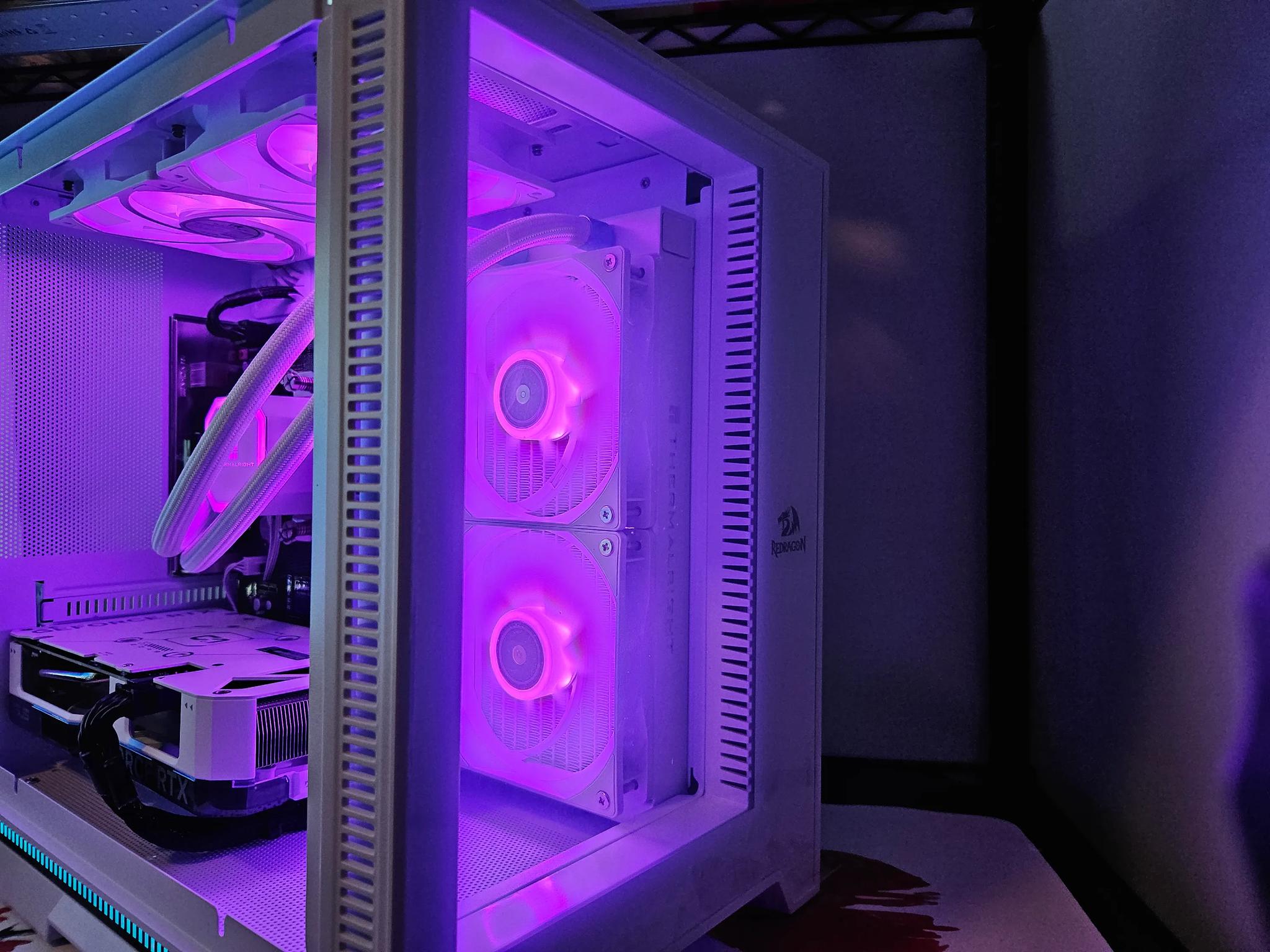 Liquid cooled Artic Rig Ryzen 5 5500 / 32GB DDR4 / 1TB / RTX 4060 8GB