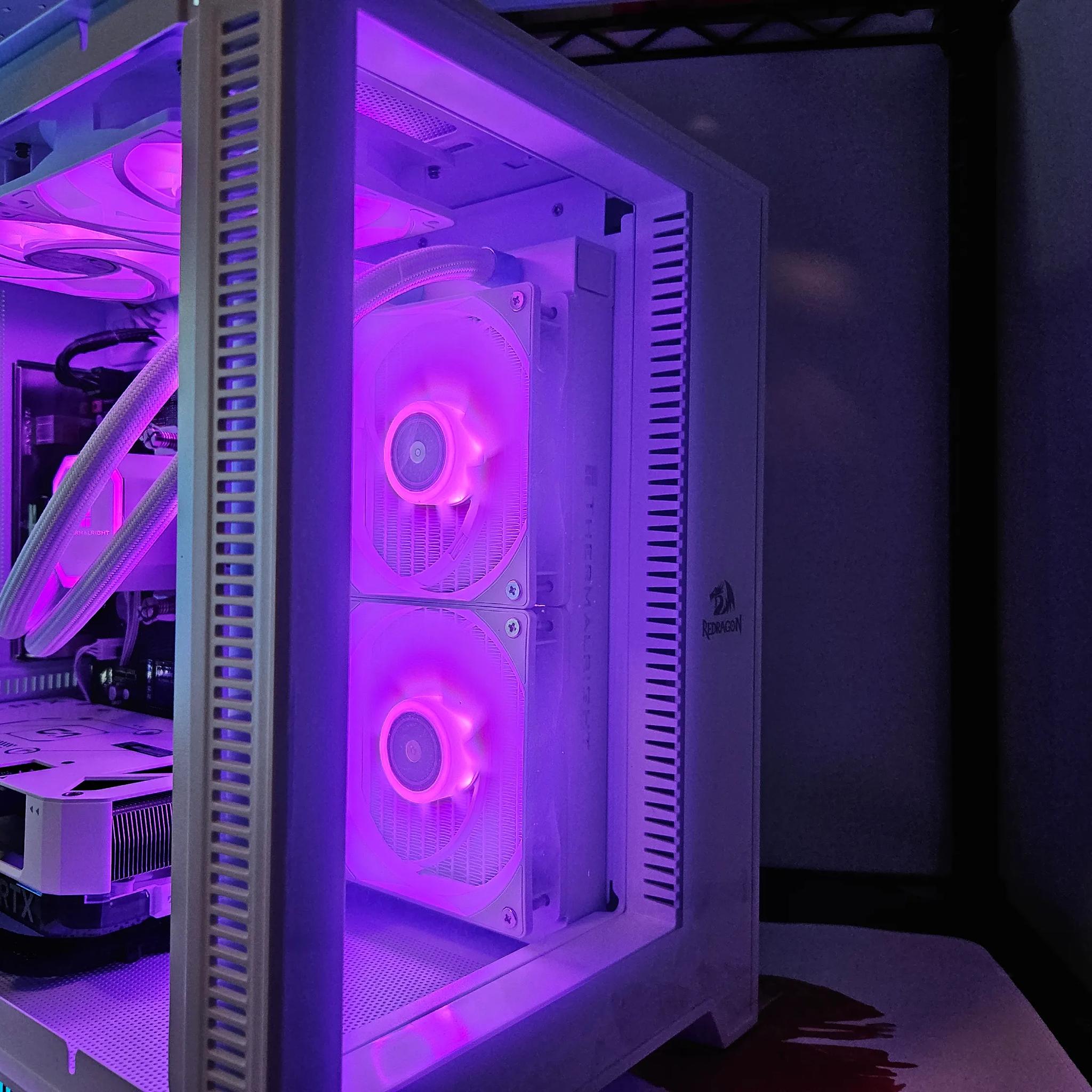 Liquid cooled Artic Rig Ryzen 5 5500 / 32GB DDR4 / 1TB / RTX 4060 8GB