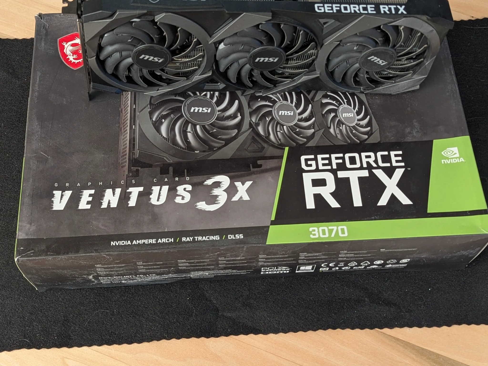 💨 MSI RTX 3070 Ventus 3X OC – Triple Fan 1440p/4K Ready | Cool & Clean Performance 🧊