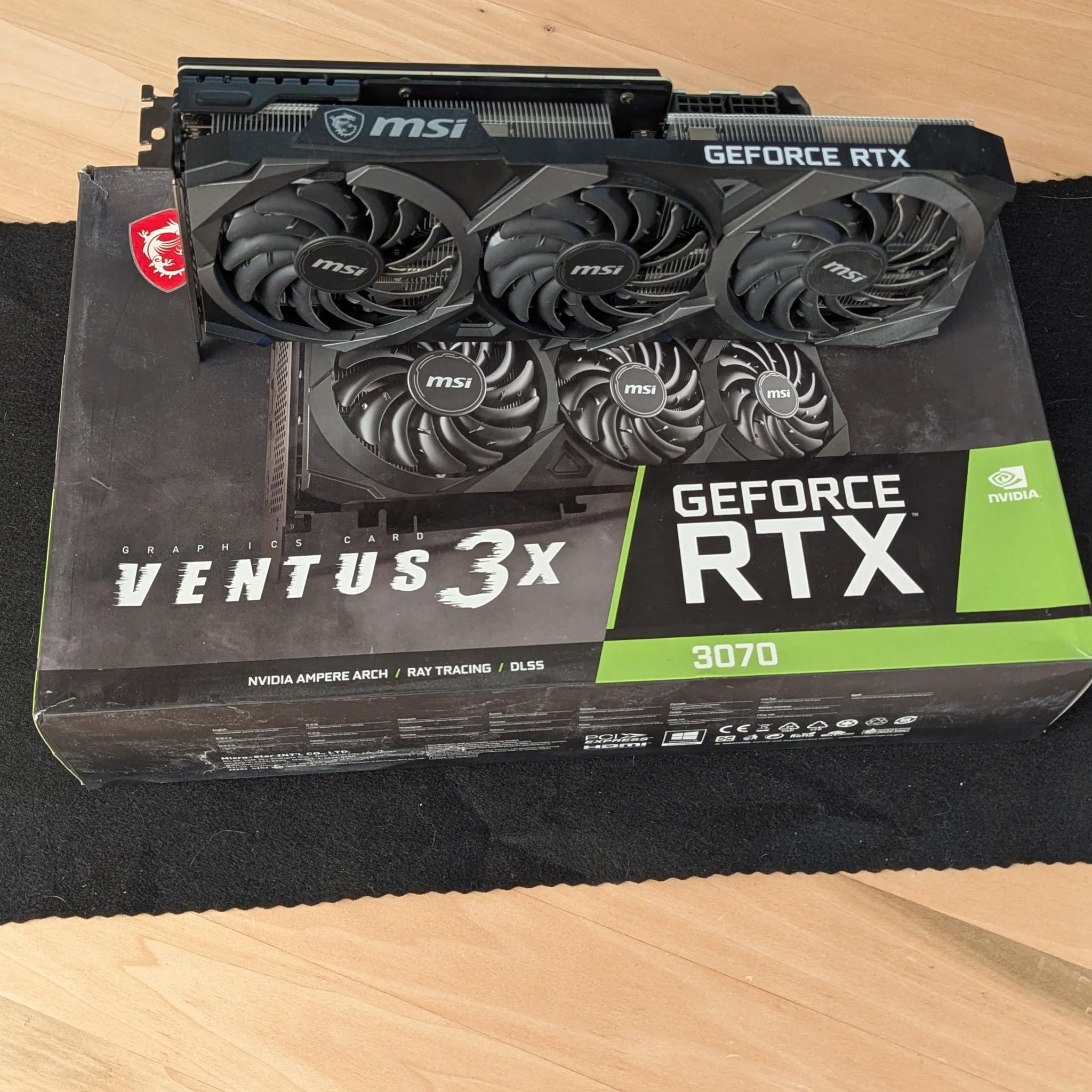 💨 MSI RTX 3070 Ventus 3X OC – Triple Fan 1440p/4K Ready | Cool & Clean Performance 🧊