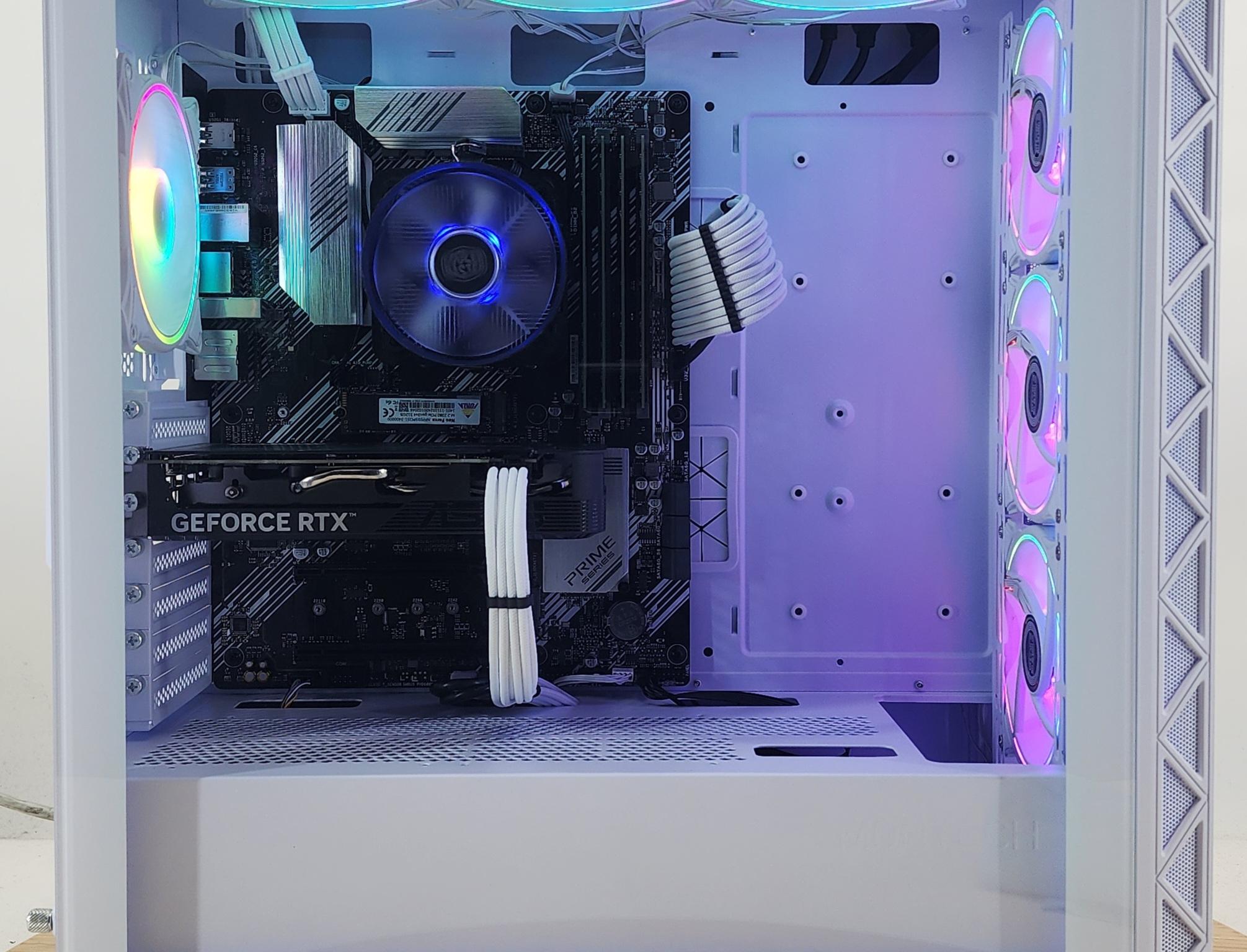 Gaming PC Ryzen 7 5700X 16GB RAM 512GB SSD RTX 4060 8GB Windows 11 Computer