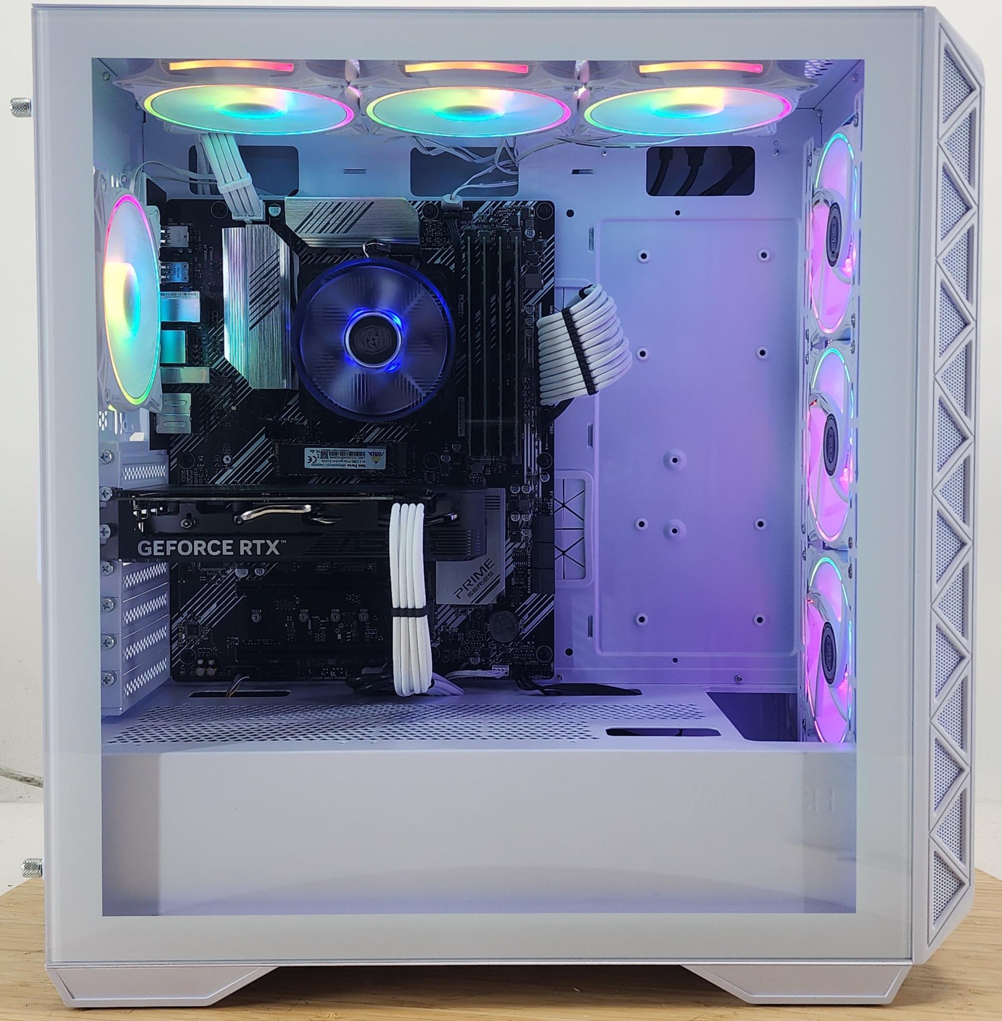 Gaming PC Ryzen 7 5700X 16GB RAM 512GB SSD RTX 4060 8GB Windows 11 Computer