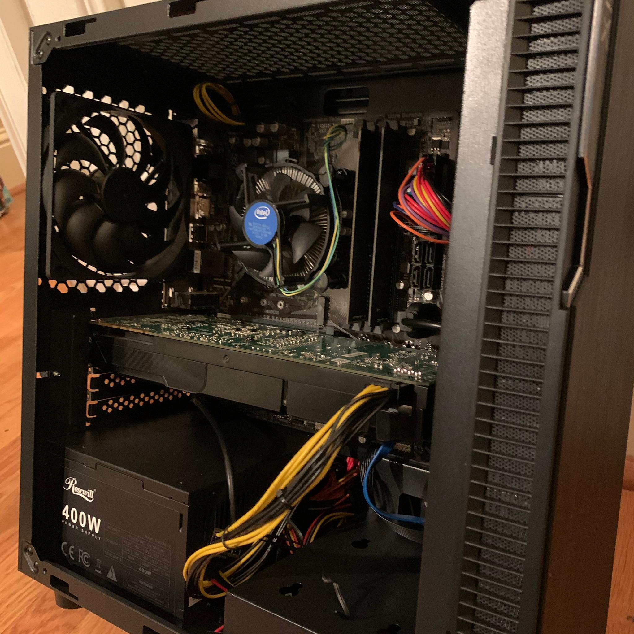 i3 10100 GTX 1070 BUDGET GAMING/EDITING/STREAMING PC 1000GB SSD 16GB RAM CUSTOM WINDOWS