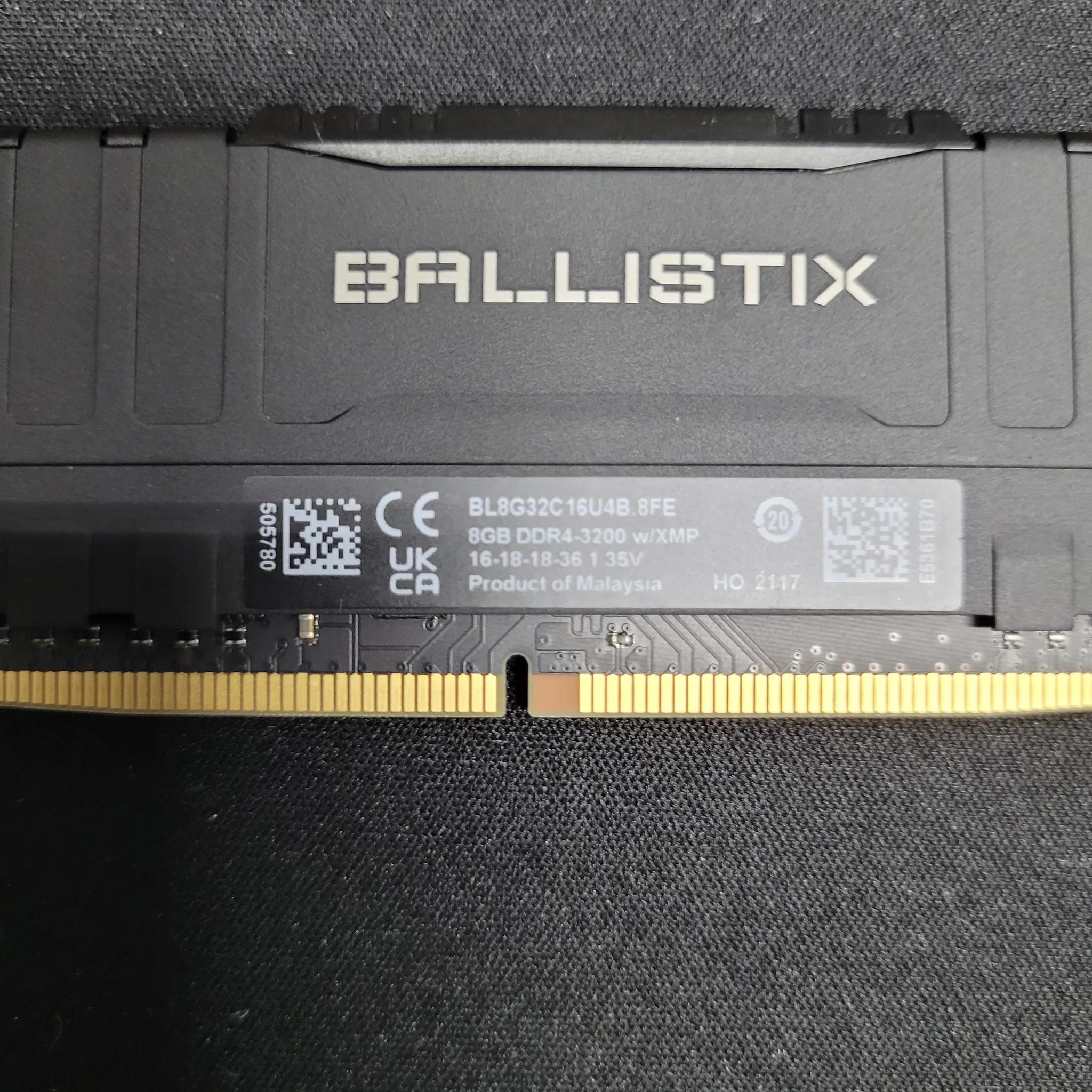 Crucial Ballistix 16gb DDR4