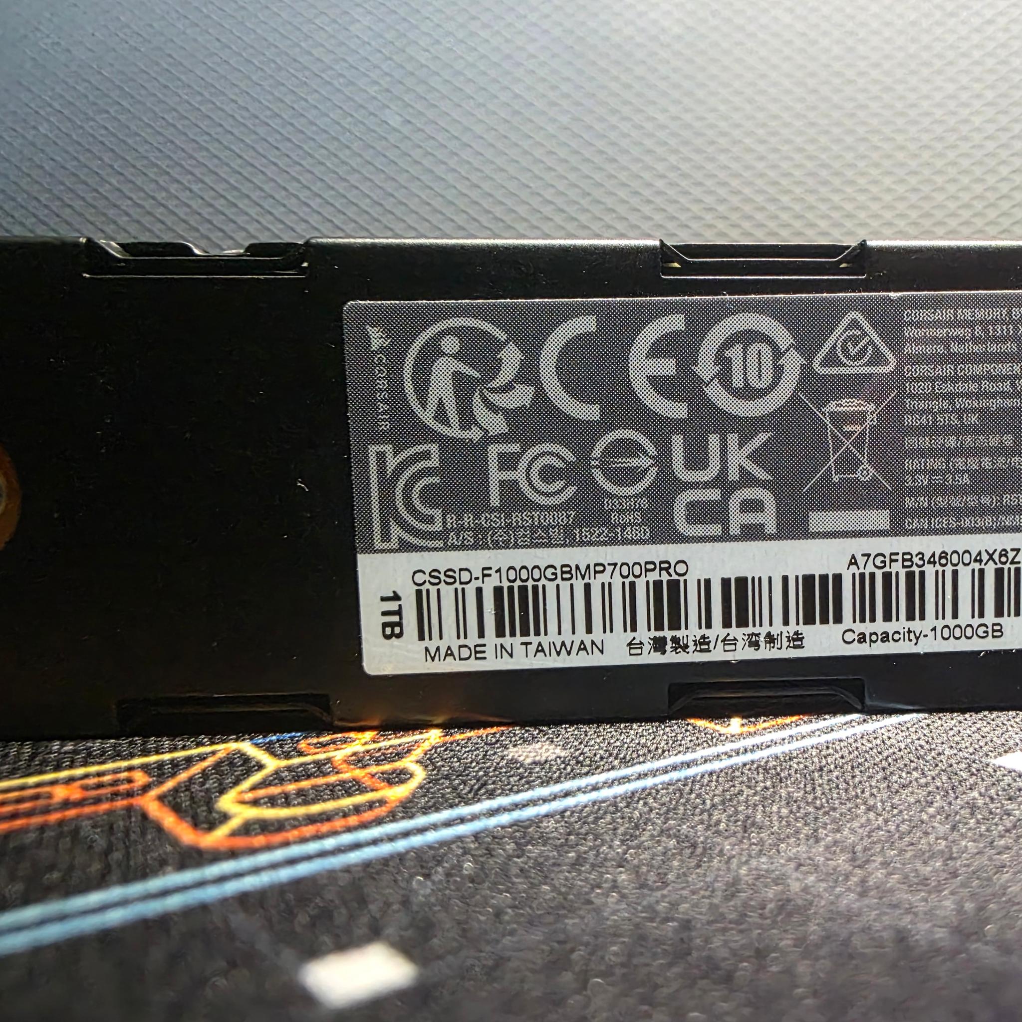 Corsair MP700 PRO 1TB