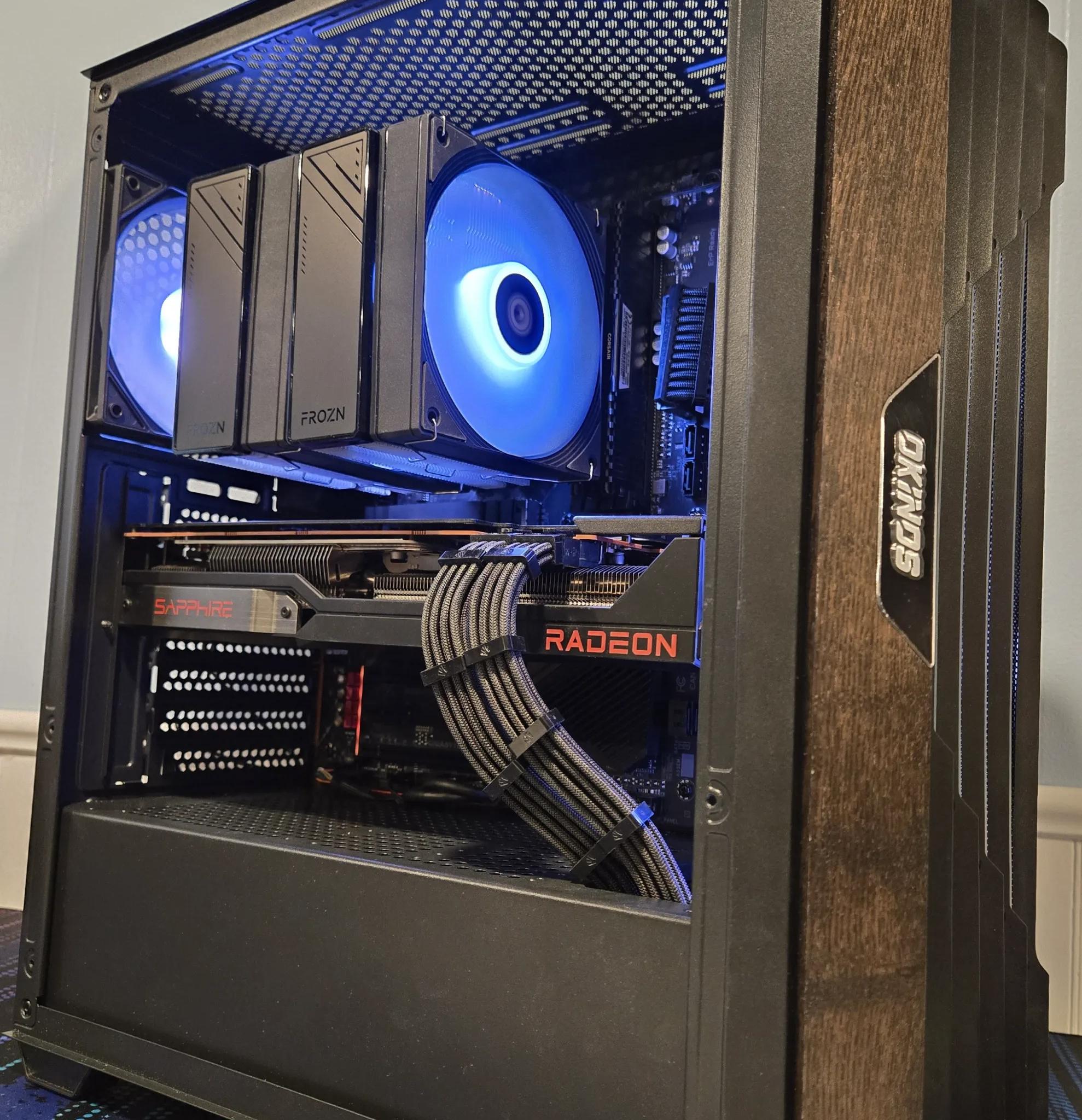 Wood 1440p/4k Gaming PC | 5800X | RX 6800XT 16GB | 1TB SSD | 32GB DDR4 | Wifi/BT | Windows 11 Pro
