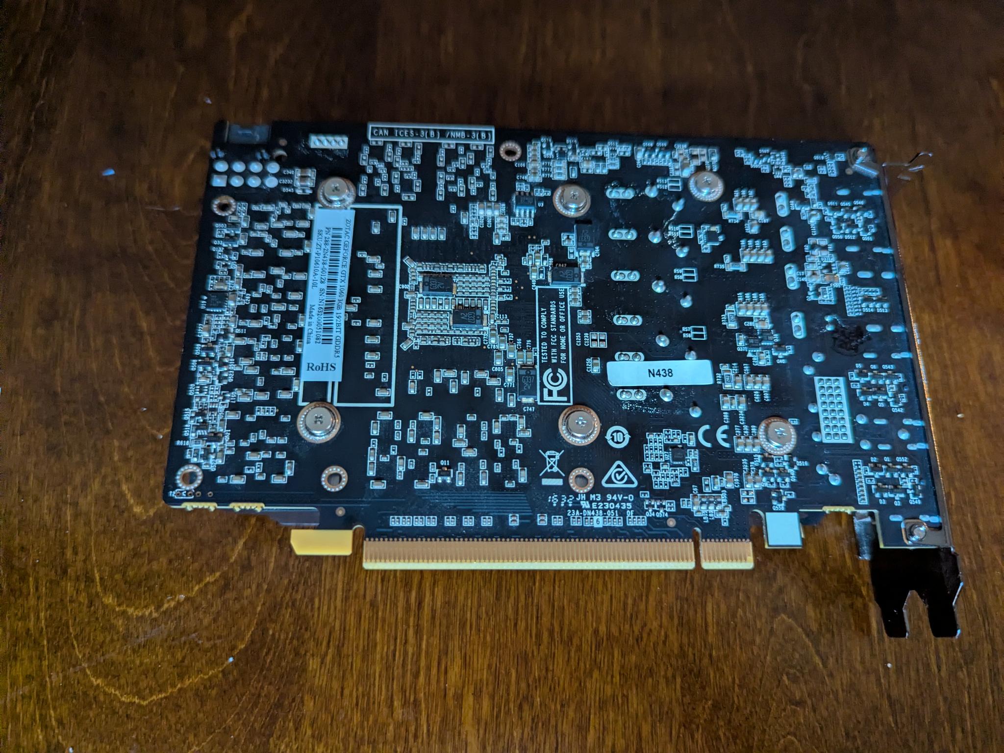 Zotac GeForce GTX 1060 Mini 3GB