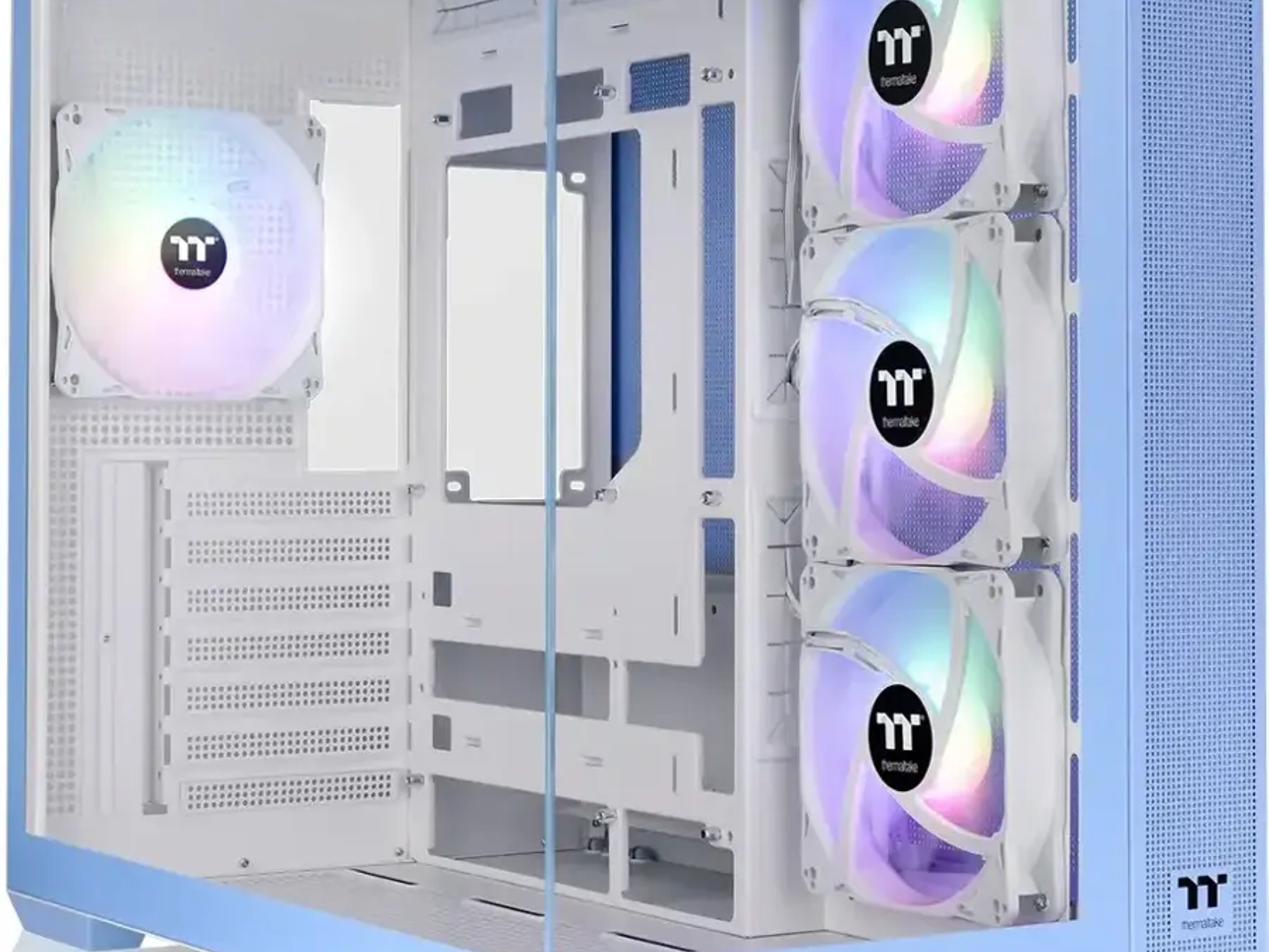 1440P - AMD Radeon RX 6800 XT - AMD Ryzen 5 9600X - 32GB DDR5 6400 - 1TB SSD - Blue and White PC