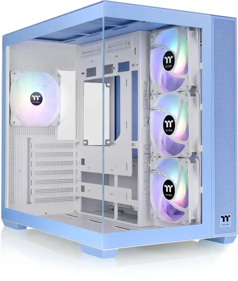 1440P - AMD Radeon RX 6800 XT - AMD Ryzen 5 9600X - 32GB DDR5 6400 - 1TB SSD - Blue and White PC