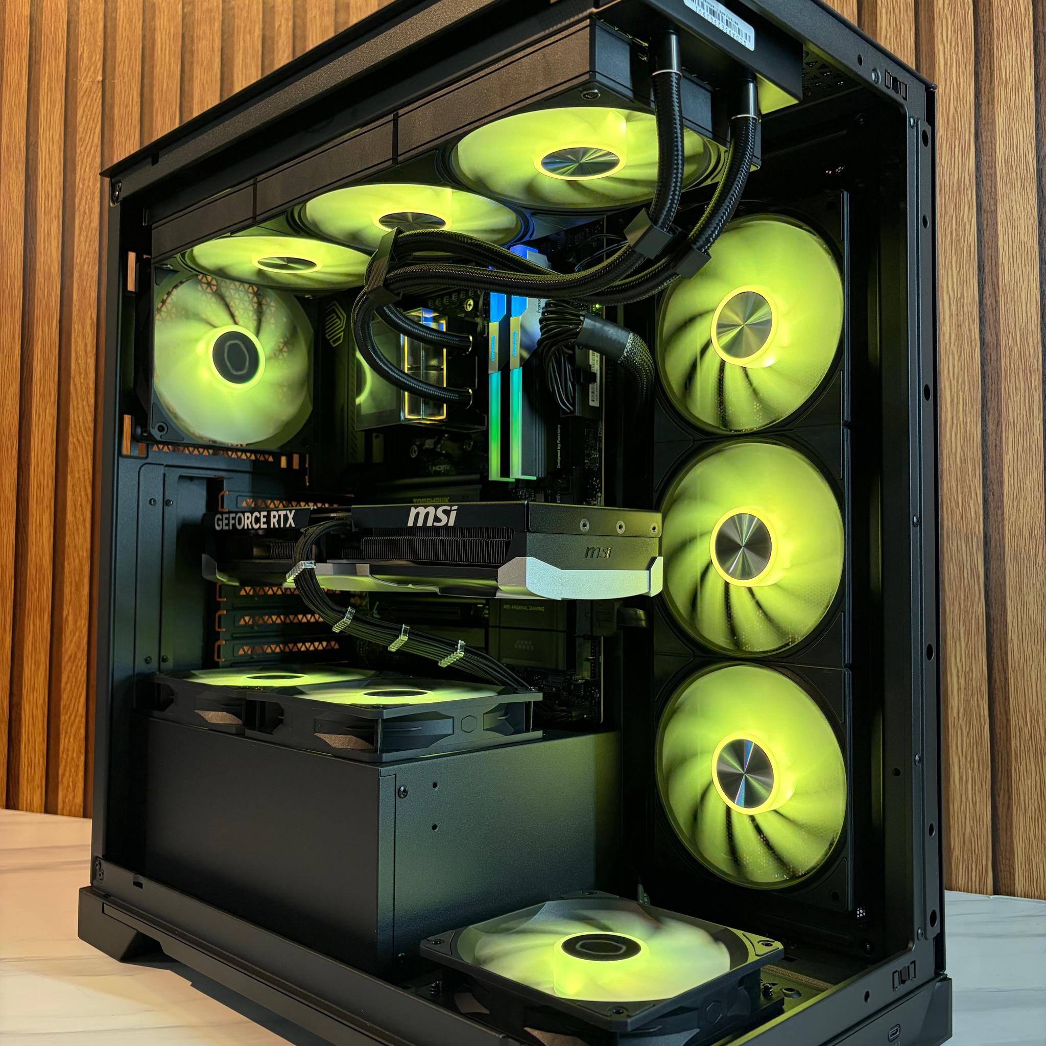 RTX 5080 | RYZEN 7 9800x3d | 48GB DDR5 7200MHZ | 2TB NVME | X870 MOTHERBOARD | 1300W
