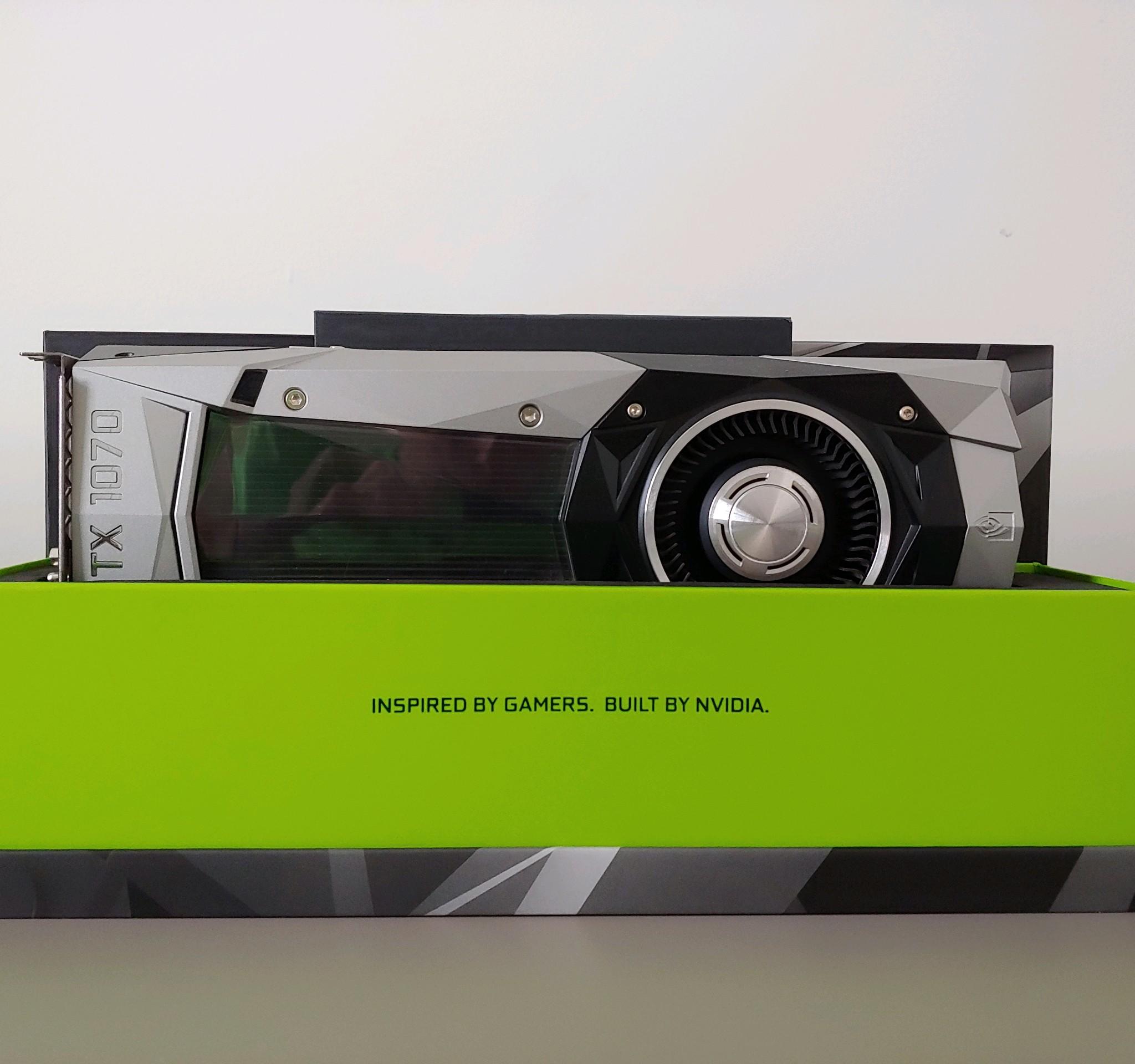 NVIDIA GTX 1070 Founders Edition – Tested, Clean, Original Box (SLI-Ready)