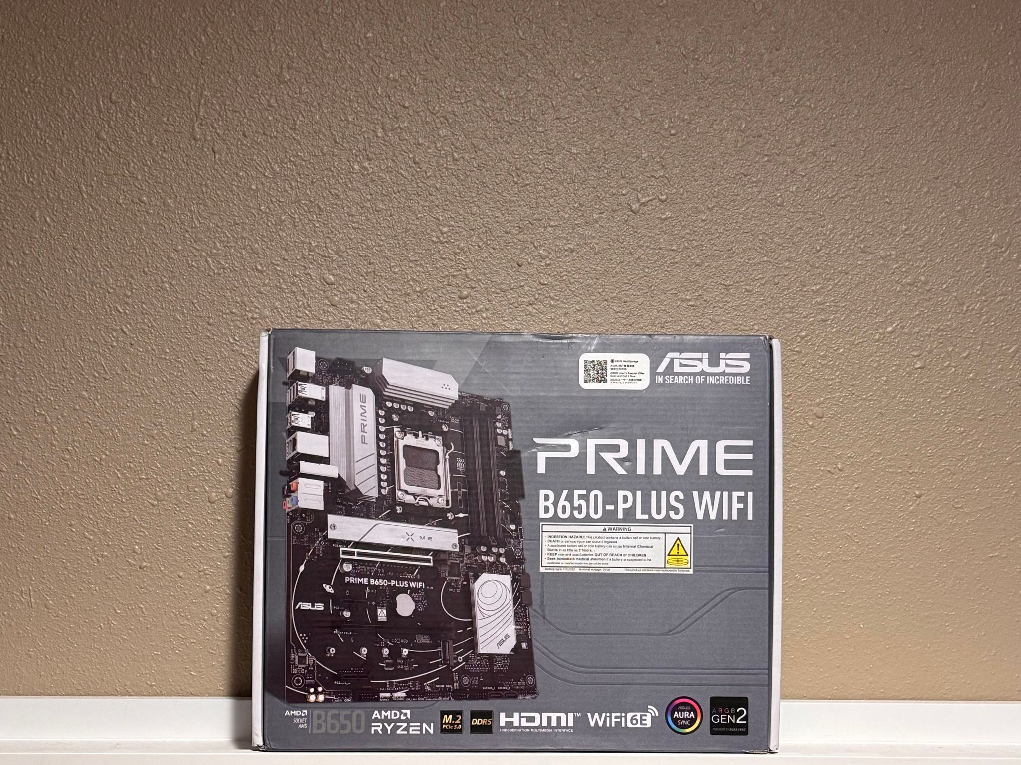 *NEW* ASUS PRIME B650-PLUS WIFI AMD B650 AM5 Ryzen™ Desktop 9000 8000 & 7000 ATX motherboard