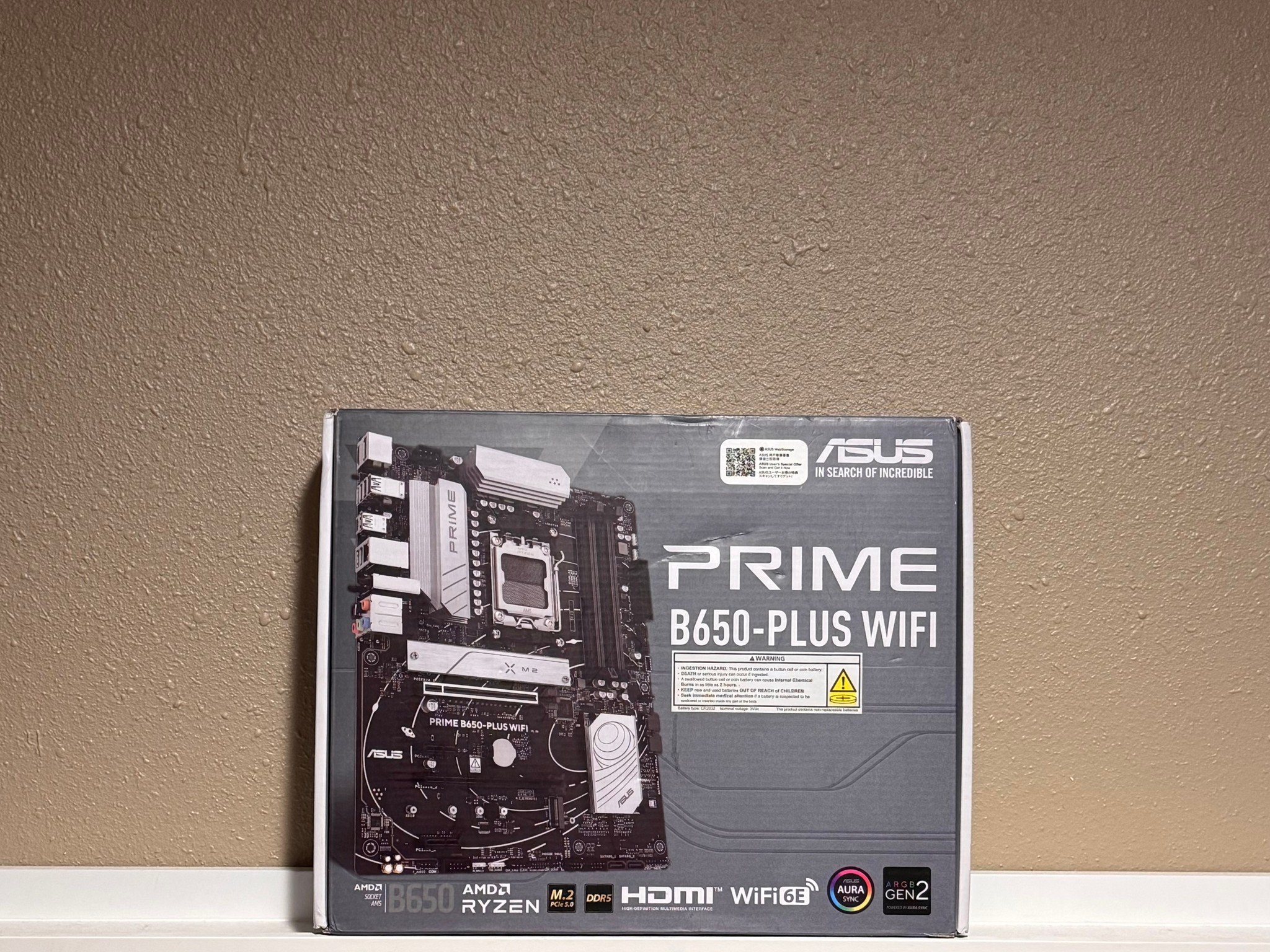 *NEW* ASUS PRIME B650-PLUS WIFI AMD B650 AM5 Ryzen™ Desktop 9000 8000 & 7000 ATX motherboard