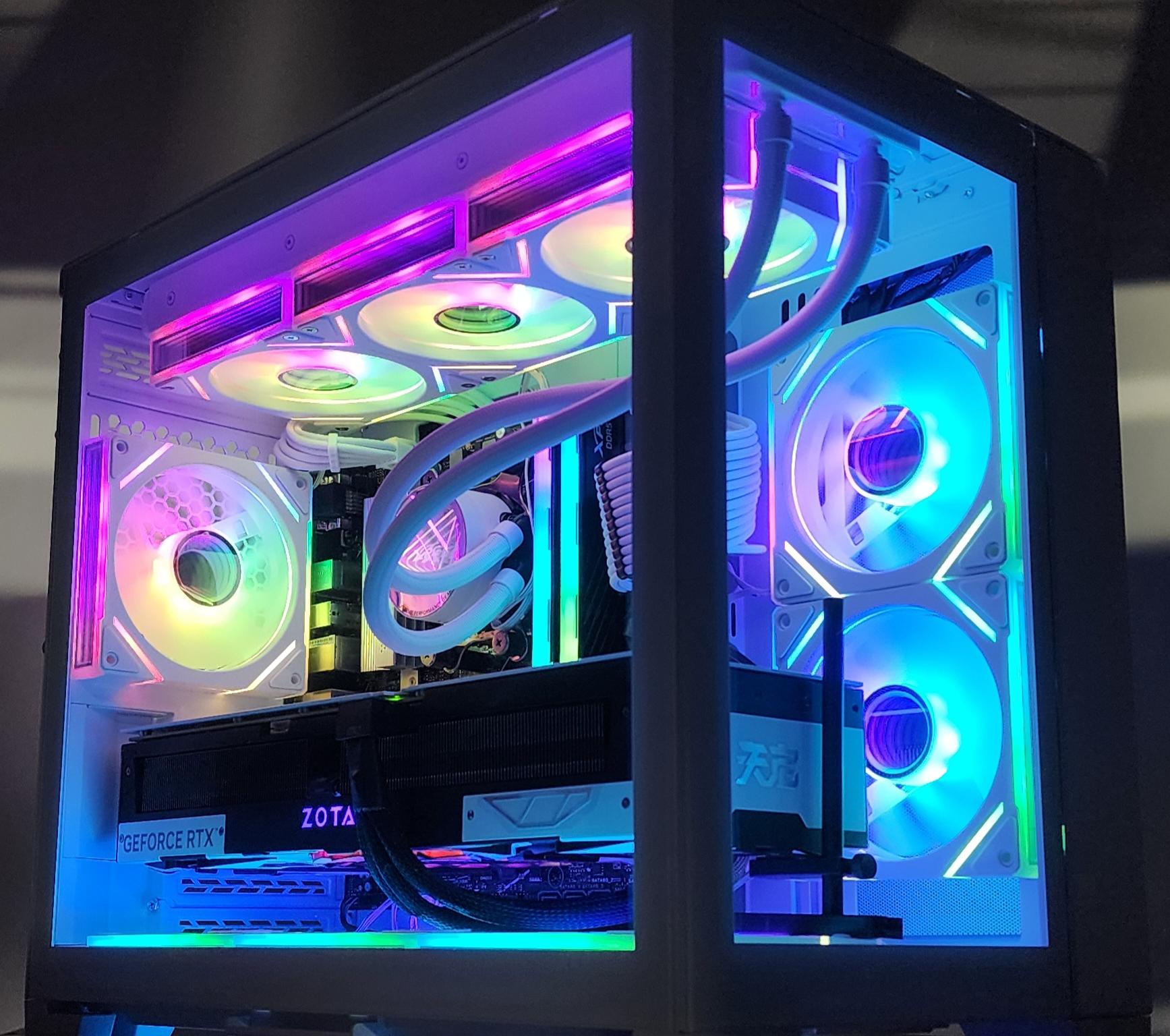 Gaming PC Ryzen 7 7800X3D 32GB RAM 2TB SSD RTX 5070 Ti 16GB Windows 11 Computer
