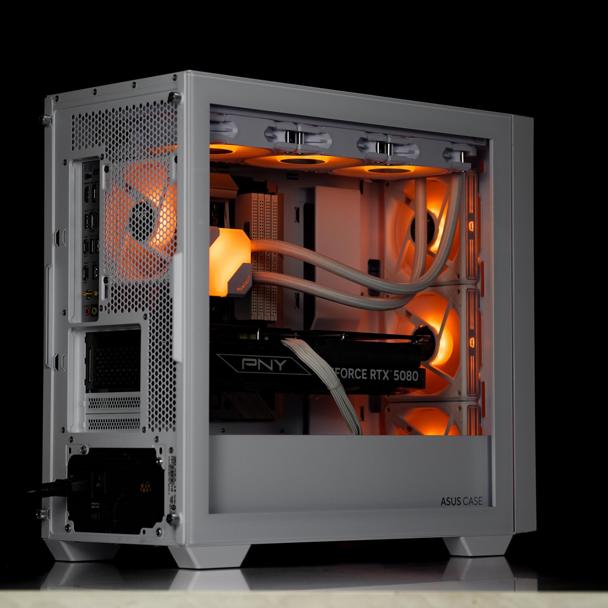 High-End Whiteout RGB 1440P/4K Gaming/Streaming PC | 7950X3D | RTX 5080 | 64GB DDR5 | 2TB NVME |