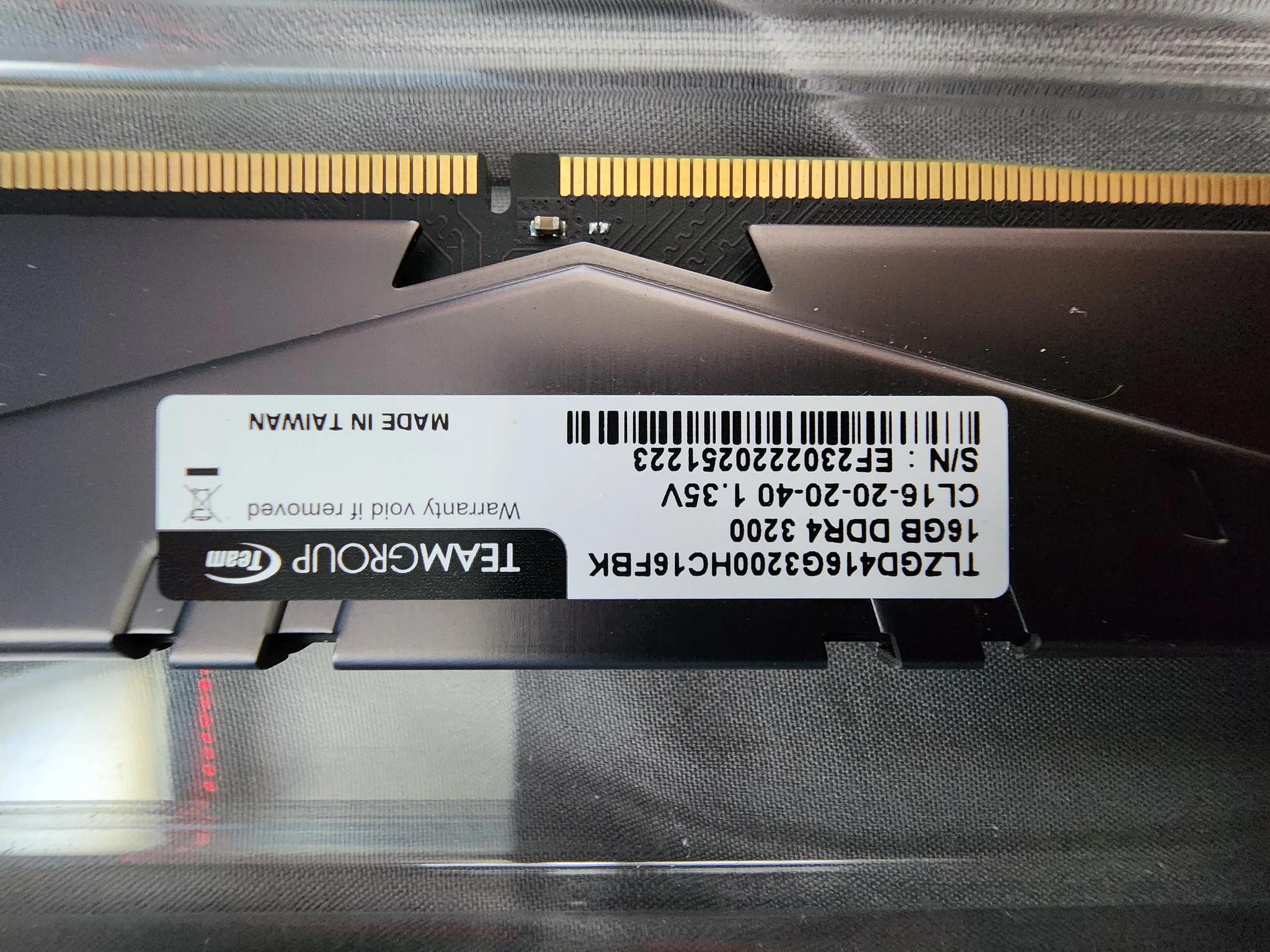 Asus Tuf B550 W/32GB DDR4 ram