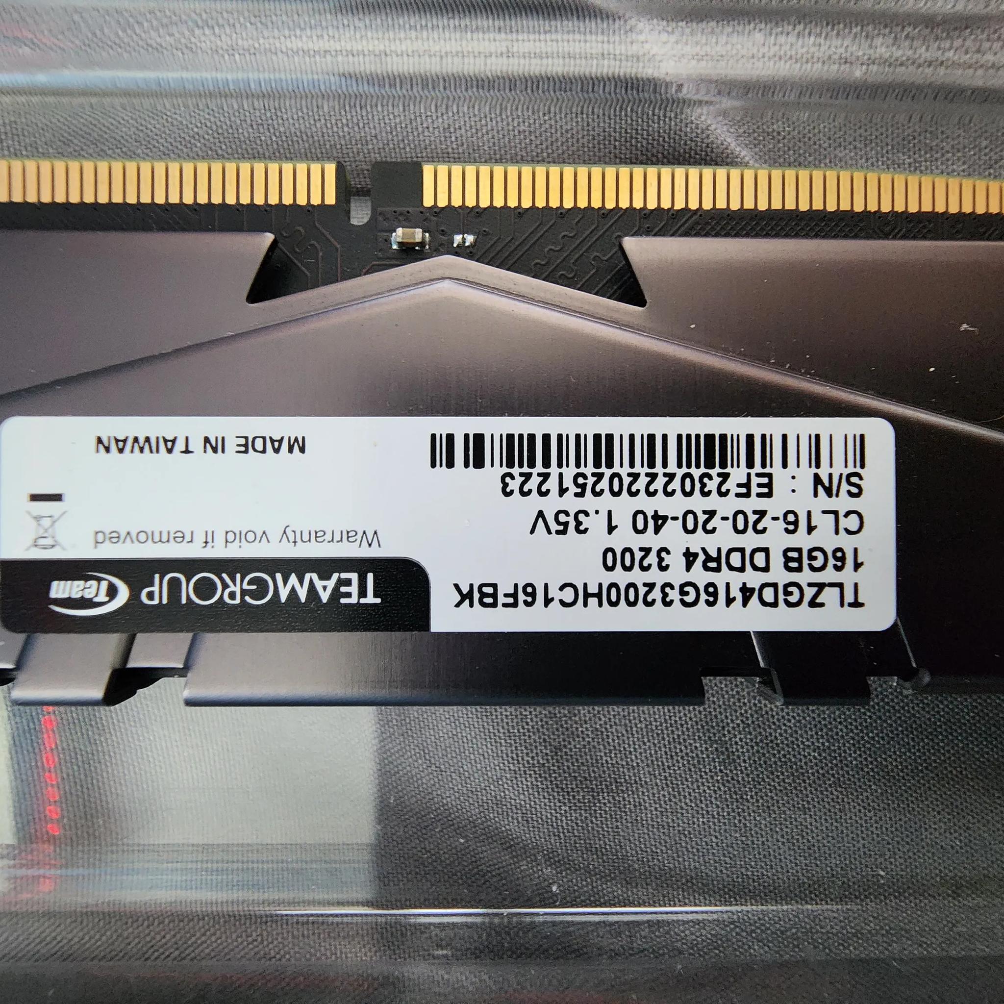 Asus Tuf B550 W/32GB DDR4 ram