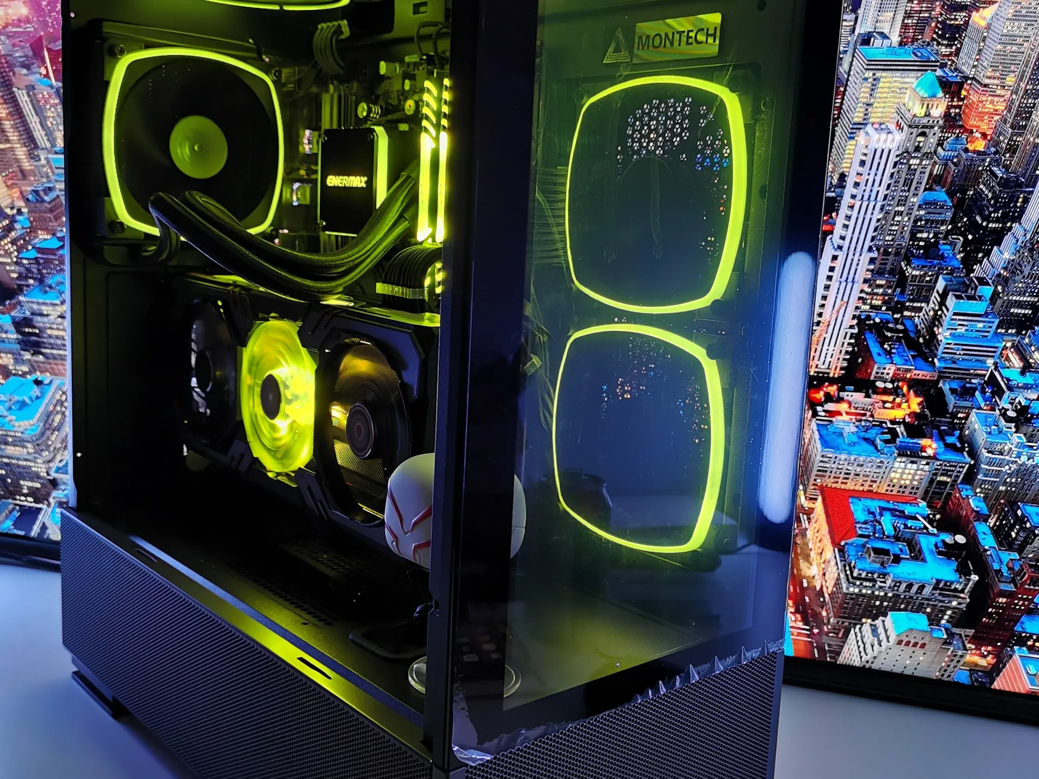 🕸️🕷️Spiderman🕸️🕷️-Gaming PC-AMD  RX 6750 XT 12GB-AMD Ryzen 7 5700G 8-Core-32GB DDR4-1TB NVME