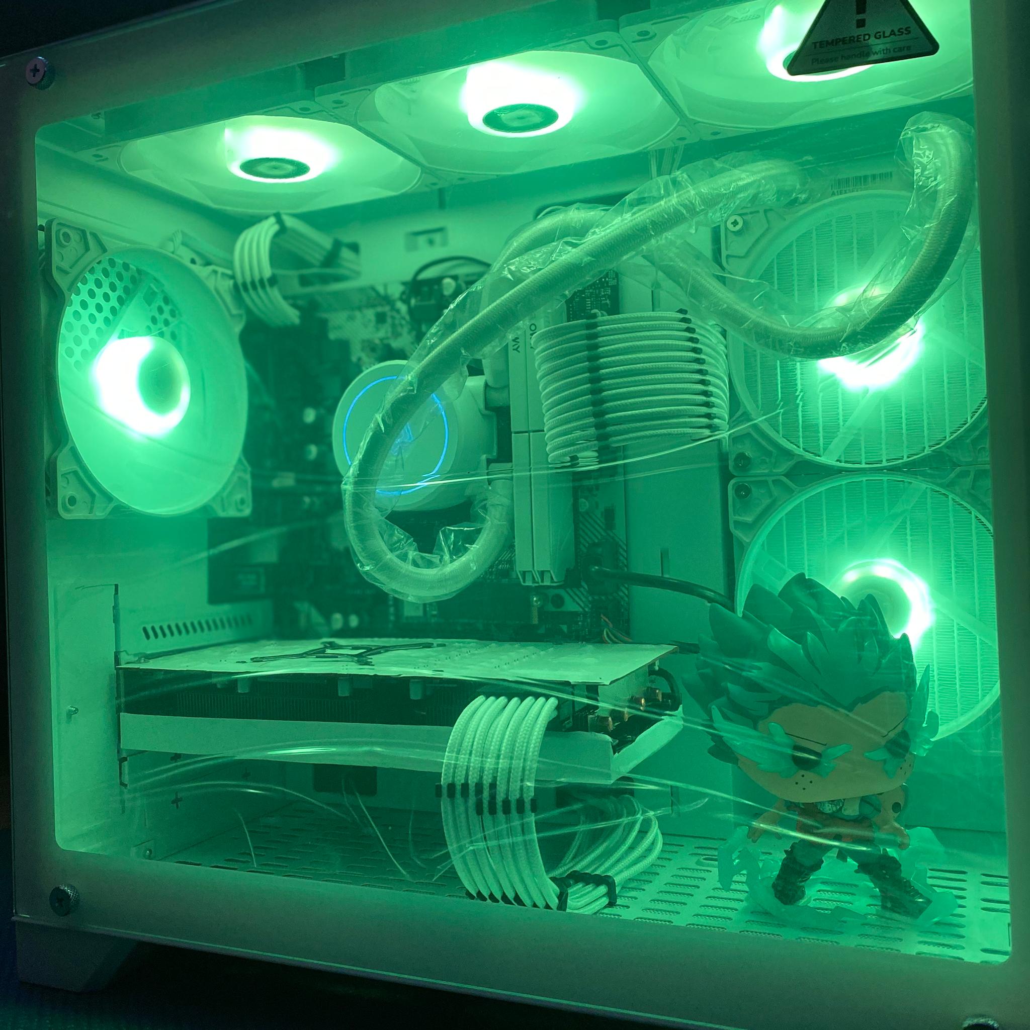 (Liquid-cooled) RX 5700XT| Ryzen 7| 16GB GLOWAY DDR4 RAM| 1TB NVMe SSD| Windows 11 PRO w/ Deku💫