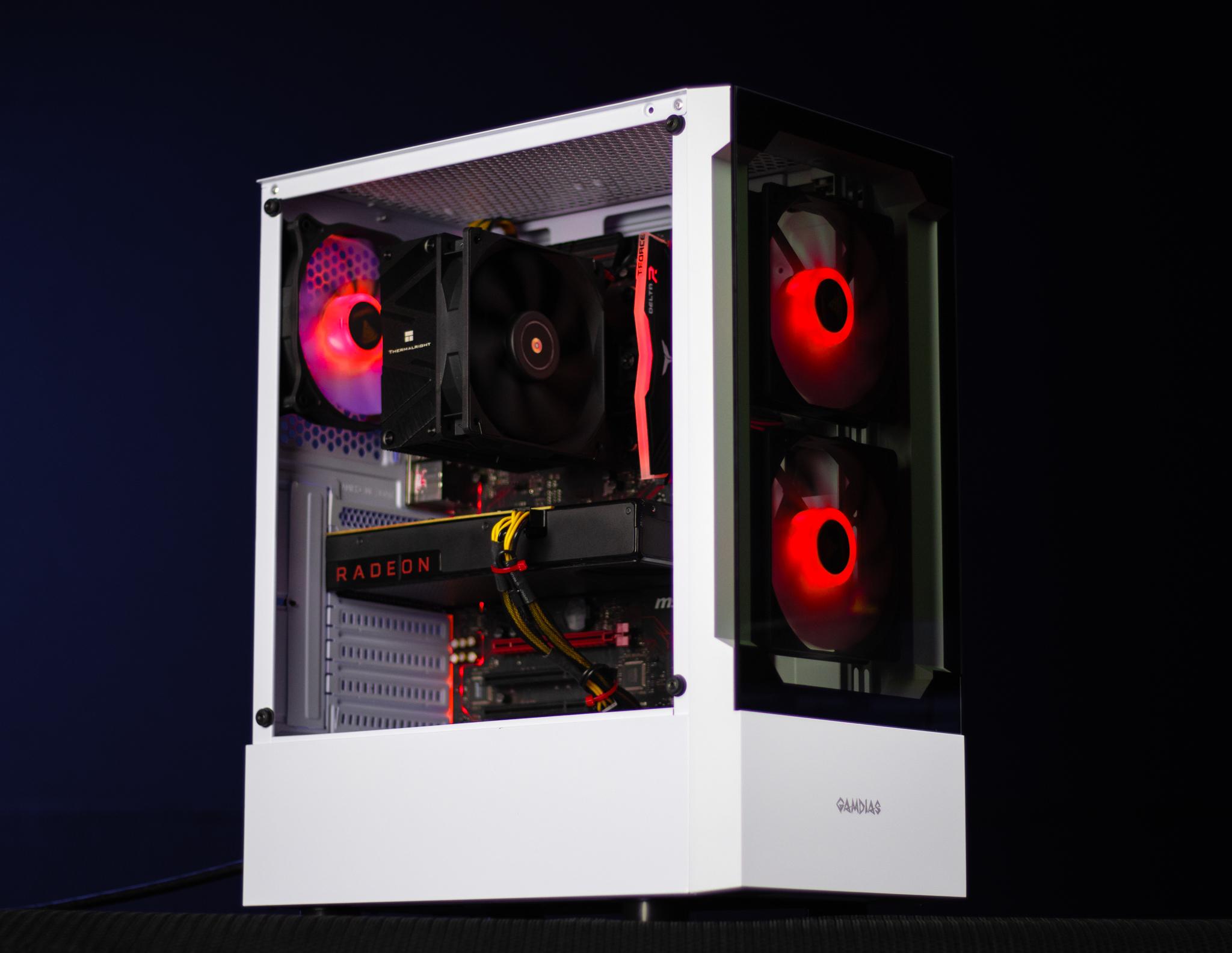 “Eco 4” RX 480 8GB Ryzen 7 16GB Windows 11 1TB Workstation Gaming PC