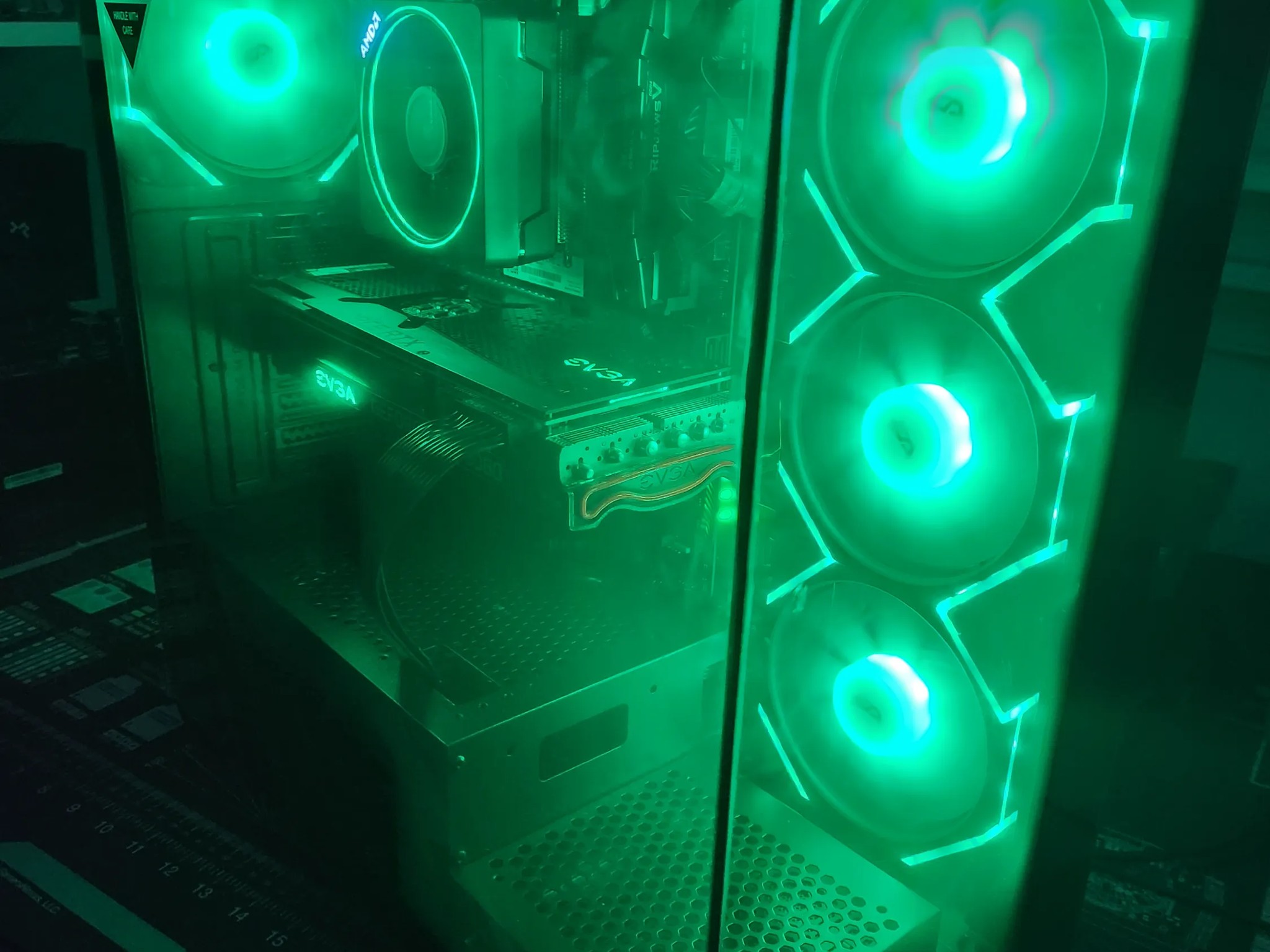 The Green machine II RTX 3080/ Ryzen 9 3900x! 1440P gaming/streaming BEAST!!!