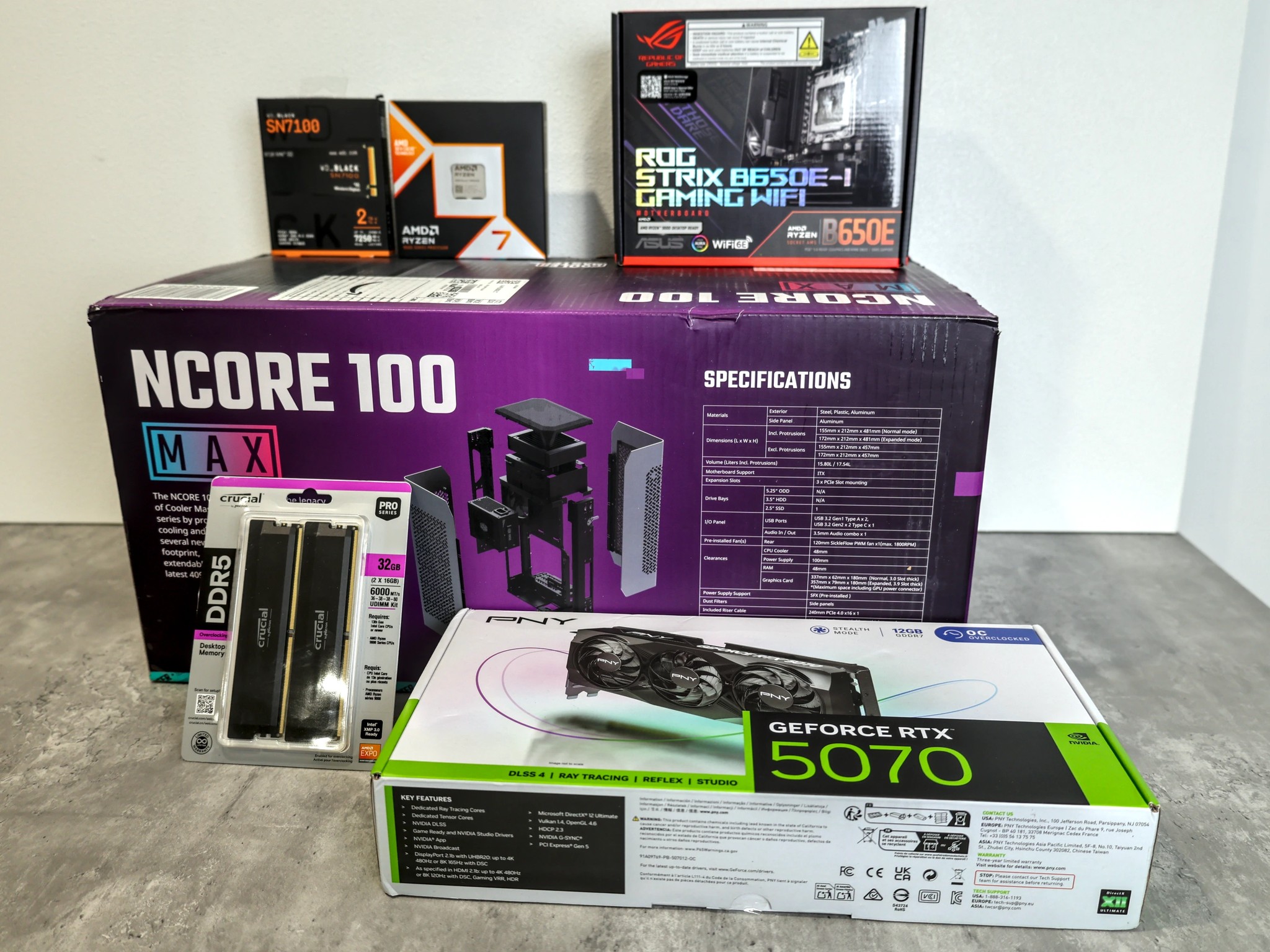 High-End 1440p / 4K Mini-ITX Gaming PC – RTX 5070 + 9800X3D | Premium Compact Build
