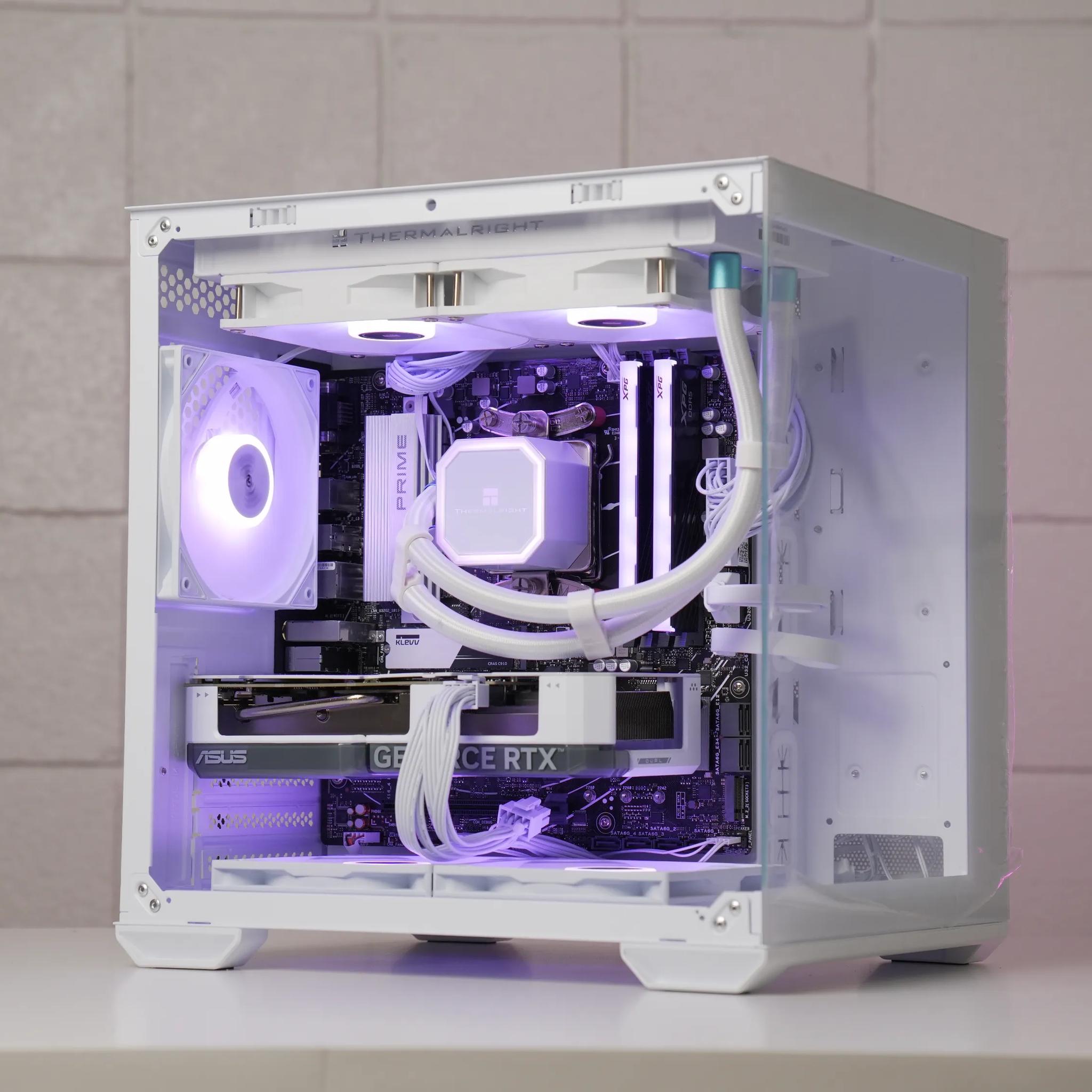 Liquid Cooled Gaming PC | RYZEN 5 7600 | RTX 4060 | 32GB DDR5 | 1TB SSD | WiFi + BT | Windows 11 |