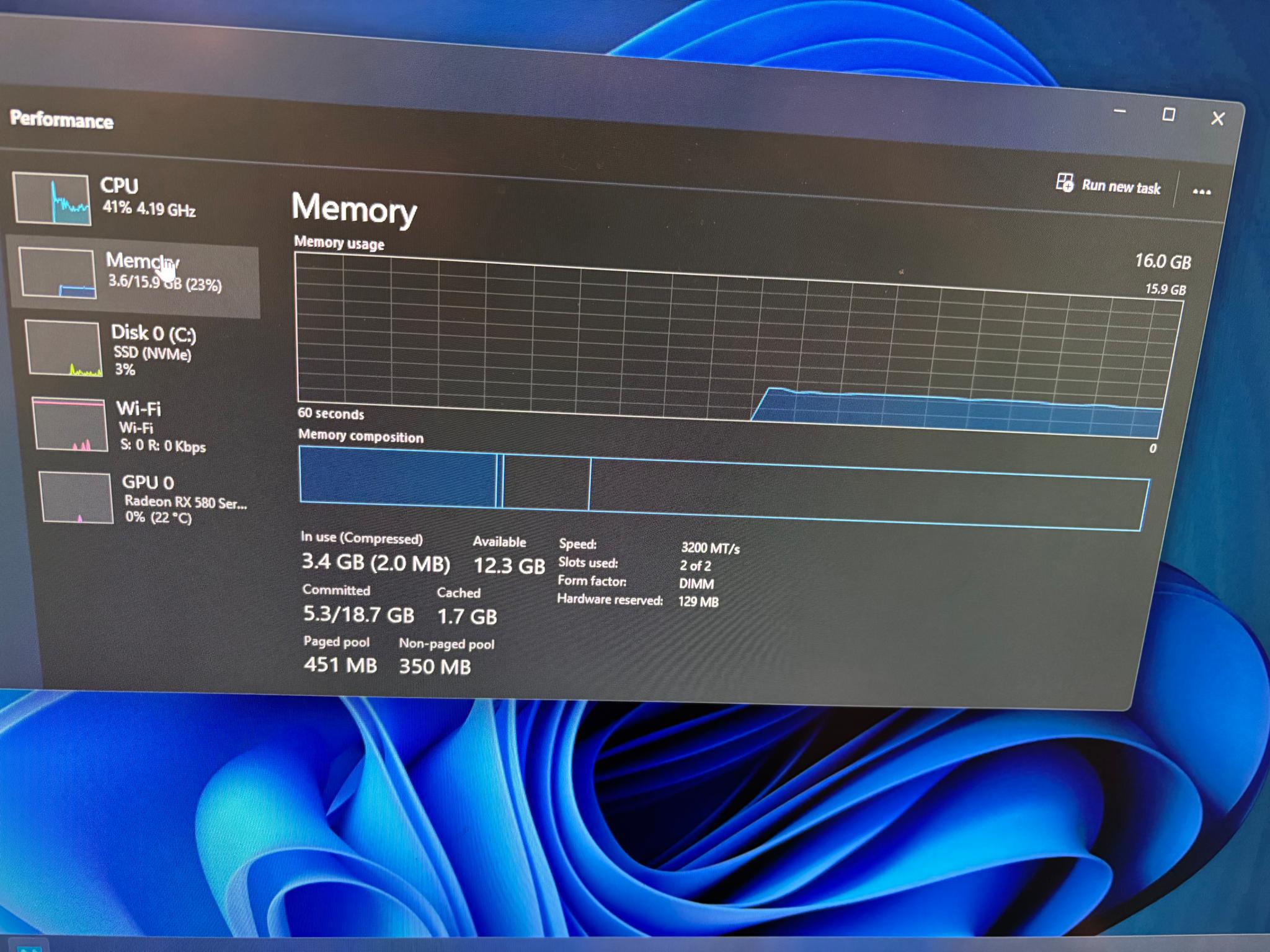 AMD Ryzen 5 4500, Radeon RX 580 8GB, 16GB DDR4 3200MHz, 512GB NVMe, B450 MOBO, ARGB Fans, WiFi Ready