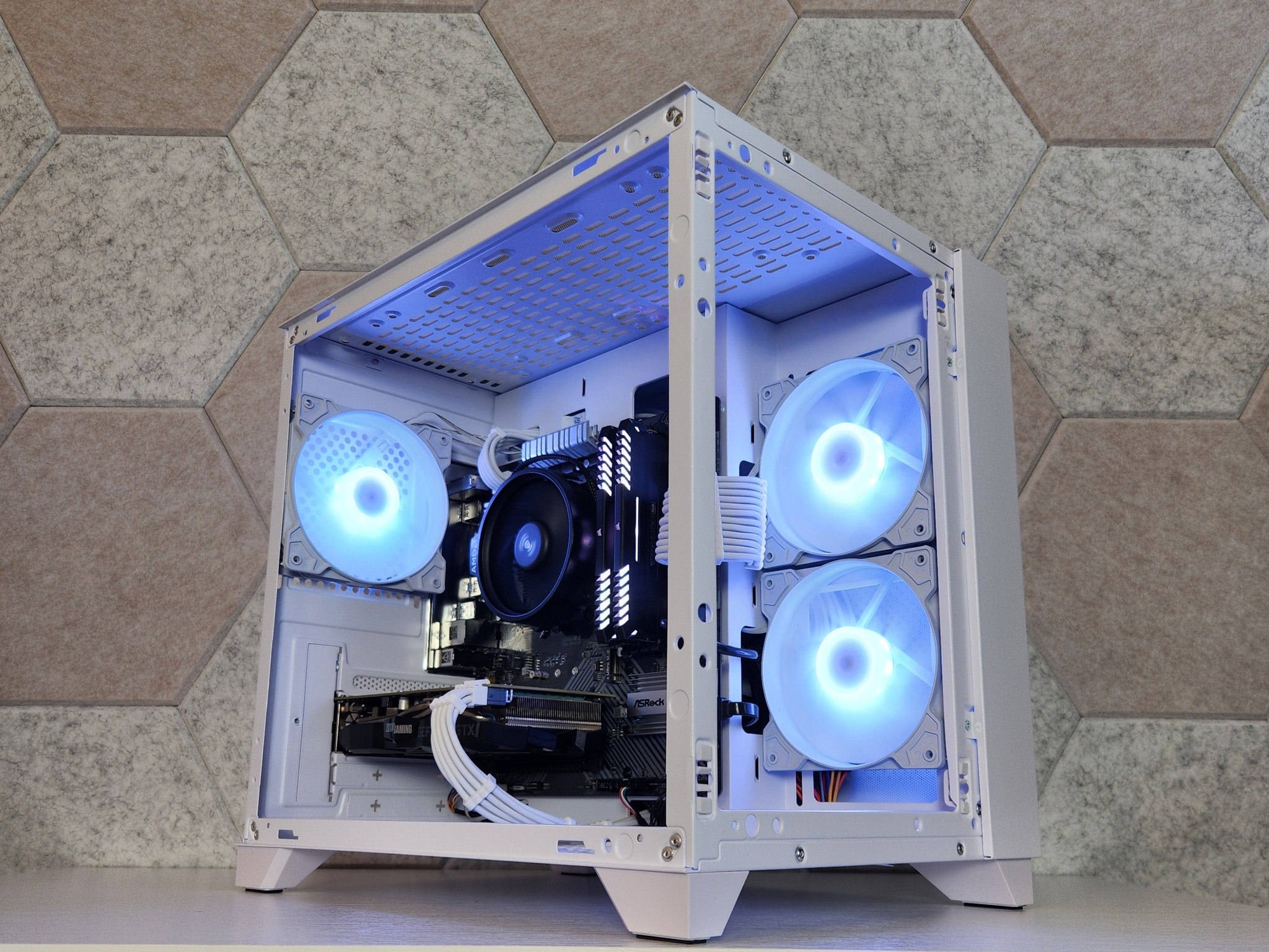 🤍1080p NVIDIA Gaming PC | GTX 1660 Ti | Ryzen 5 2600 | 16GB RAM | 500GB SSD | WIN 11 | WIFI + BT |