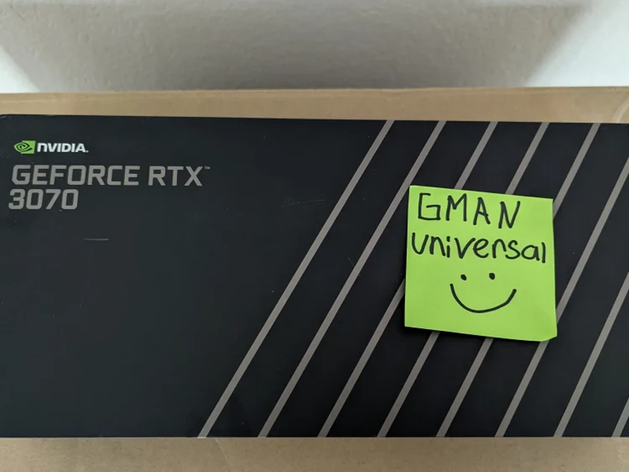 NVIDIA - GeForce RTX 3070 8GB GDDR6 PCI Express 4.0 Graphics Card - Titanium and black