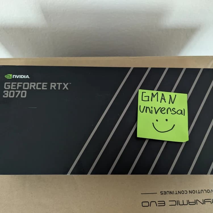 NVIDIA - GeForce RTX 3070 8GB GDDR6 PCI Express 4.0 Graphics Card - Titanium and black