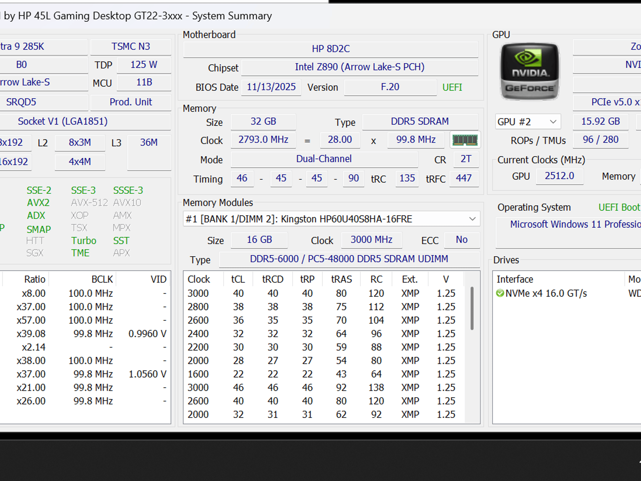 285K | 5070 TI | 2TB | HP OMEN MAX 45L Gaming PC