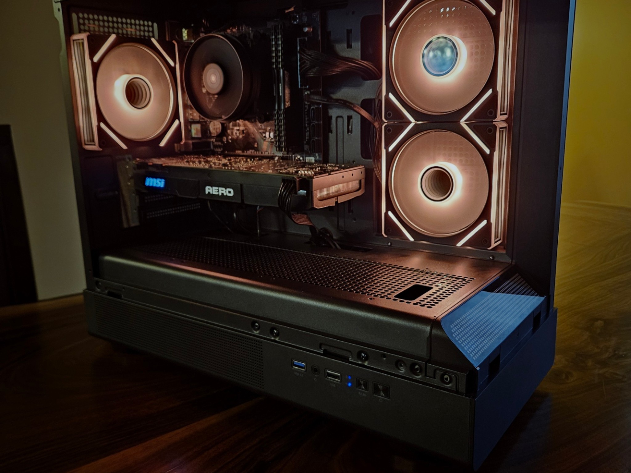 GTX 1080, Ryzen 5 5500, 16 GB DDR4, Sleek Black Design with RGB