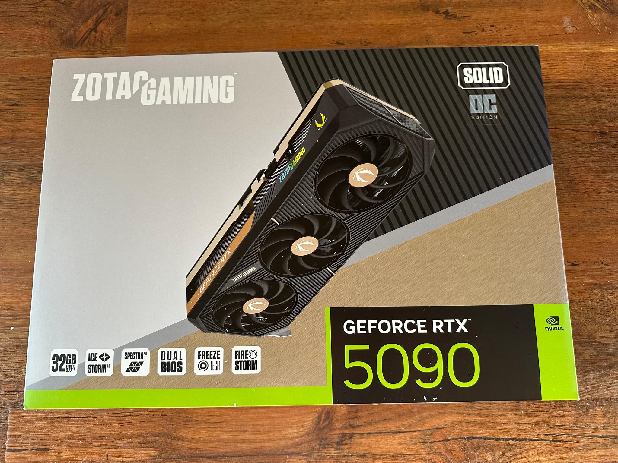 ZOTAC RTX 5090 SOLID OC 32 GB GDDR7
