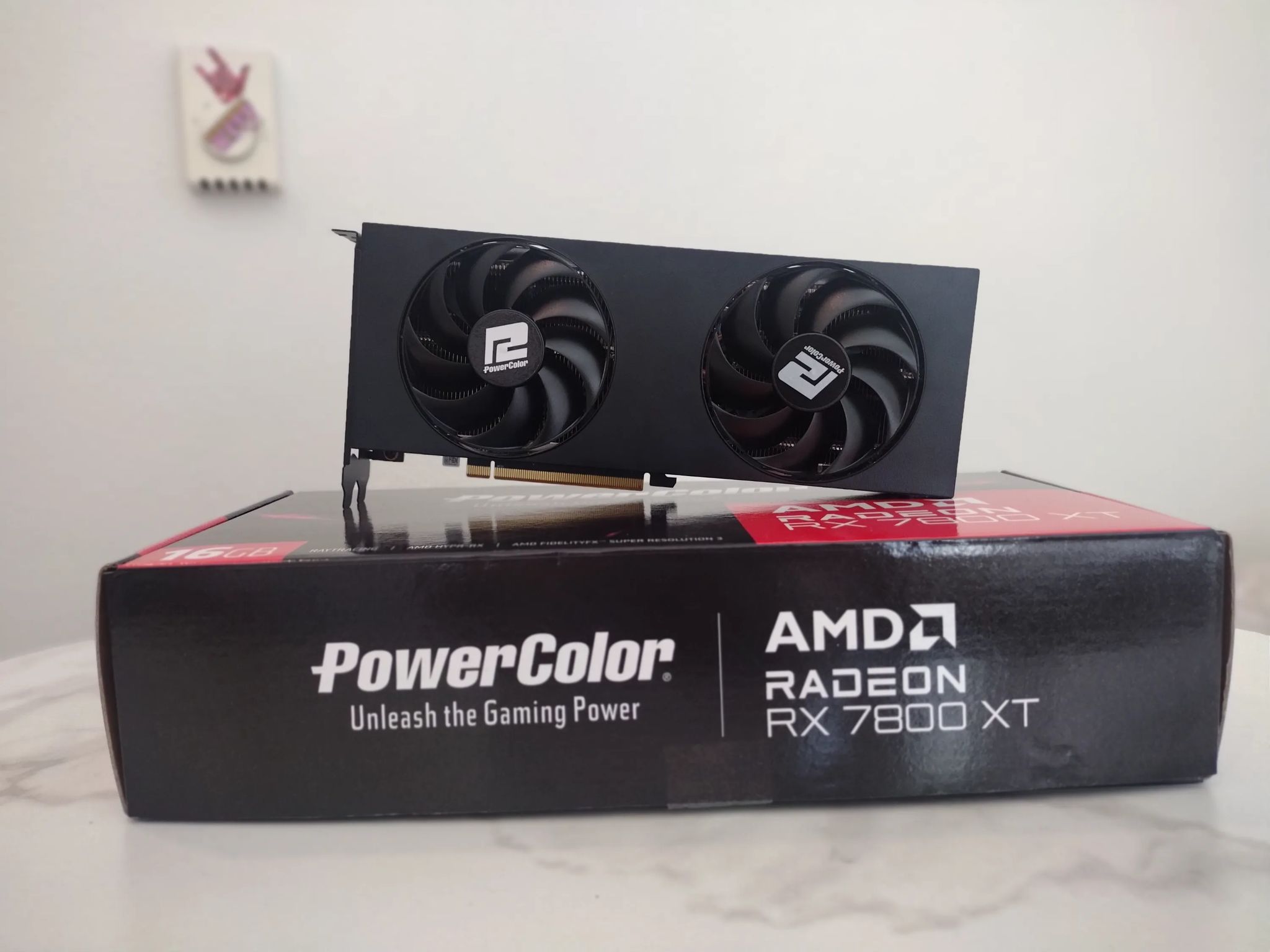 PowerColor Twin Fan AMD Radeon RX 7800 XT 16GB GDDR6 Open Box, Clean, Like New Condition