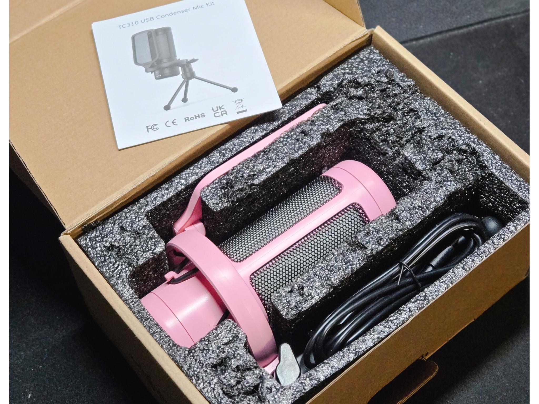 Pink USB Condenser Microphone