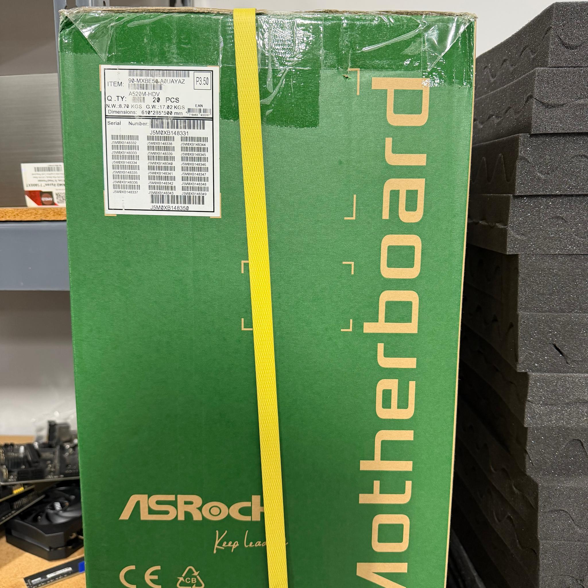 ASRock A520m-HDV Bulk pack of 20