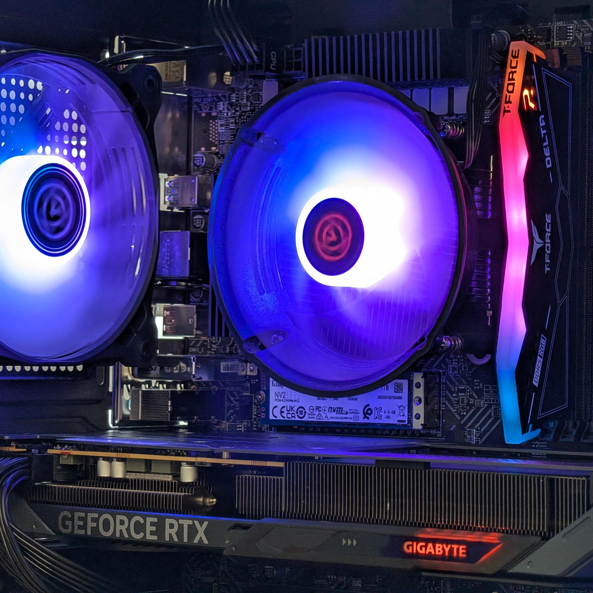 💜🖤Intel i5-14400F | RTX 5060 | 1TB SSD | Gaming PC🖤💜