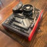 Used but good condition Rog motherboard and Ryzen 5 5500 CPU with stock AMD cooler