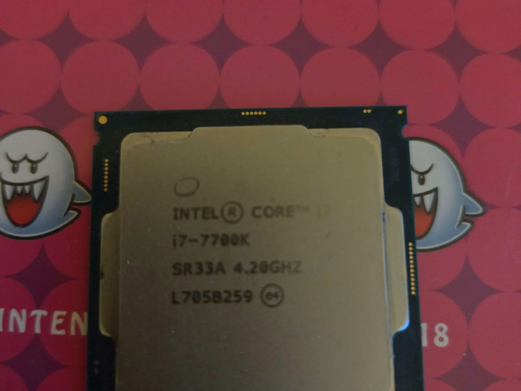Intel i7 7700k CPU only