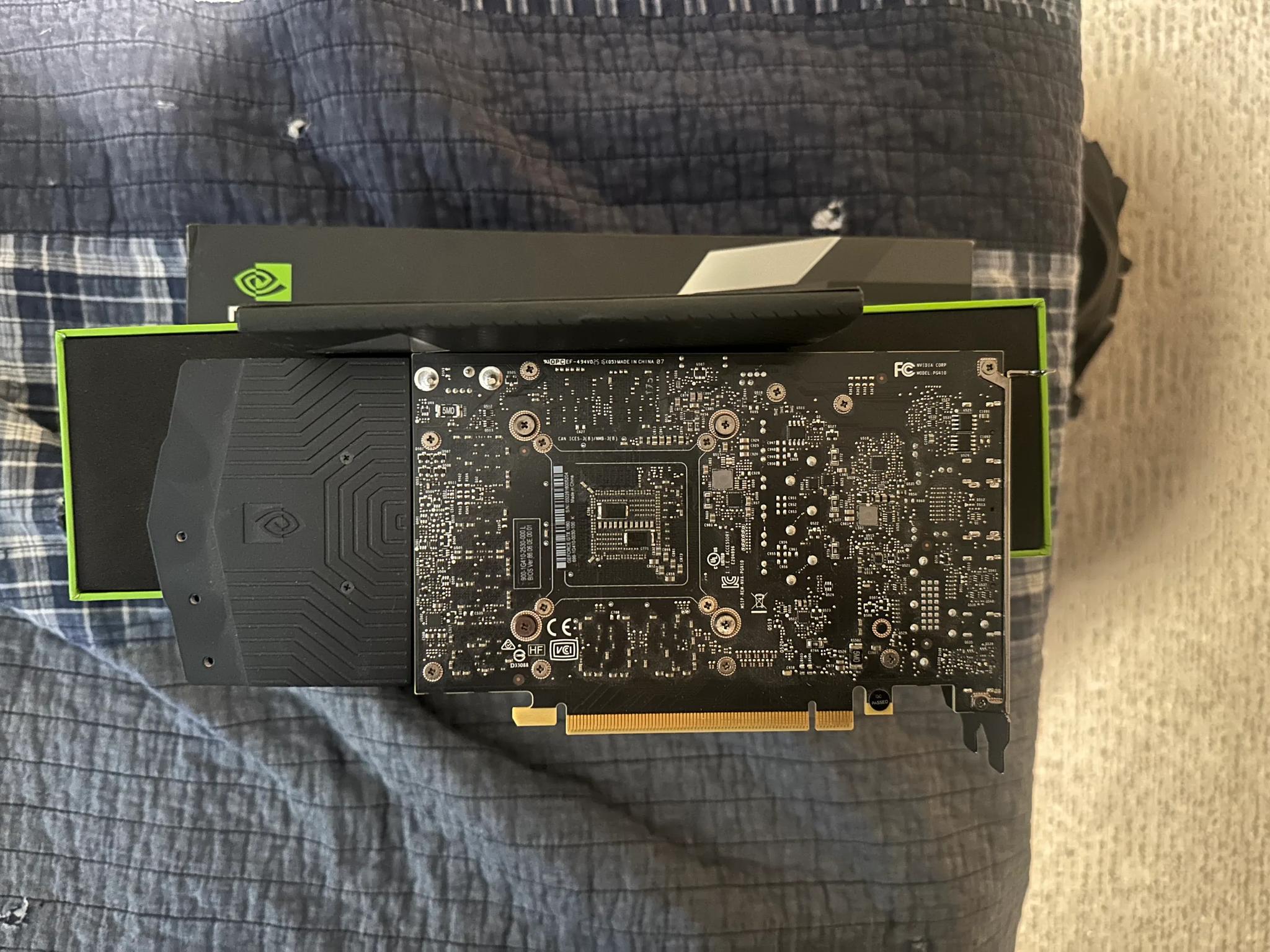 GEFORCE 1060 6gb founders edition card
