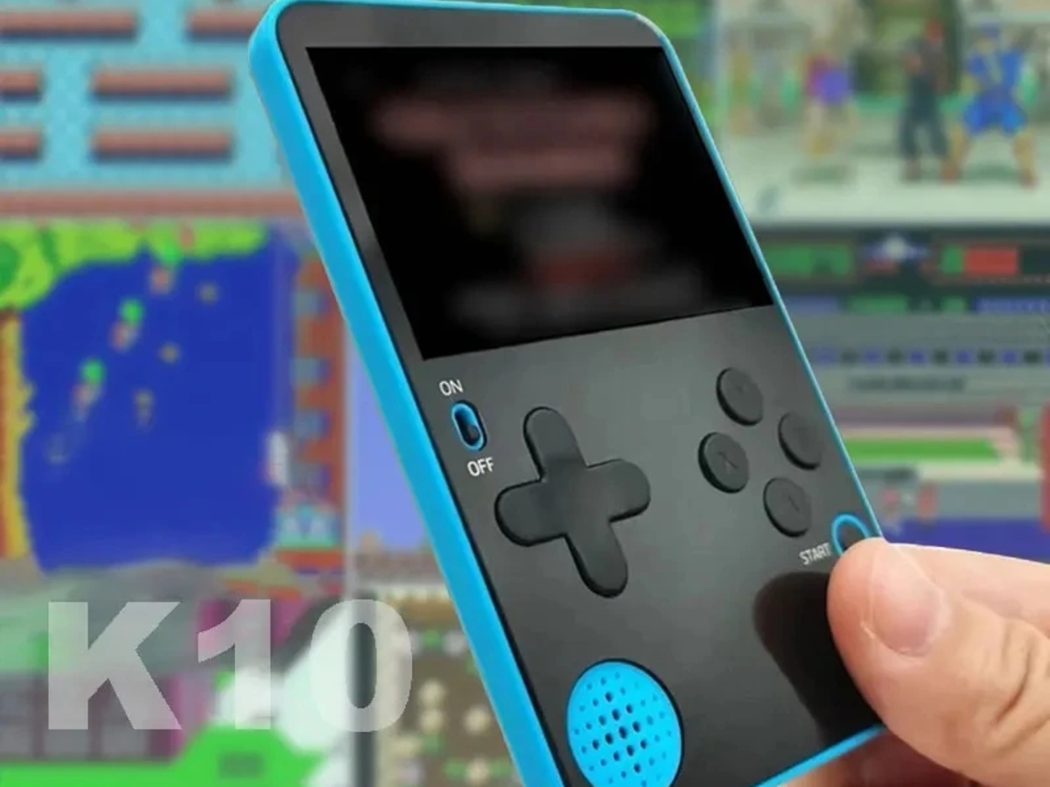 Super thin portable gaming handheld console