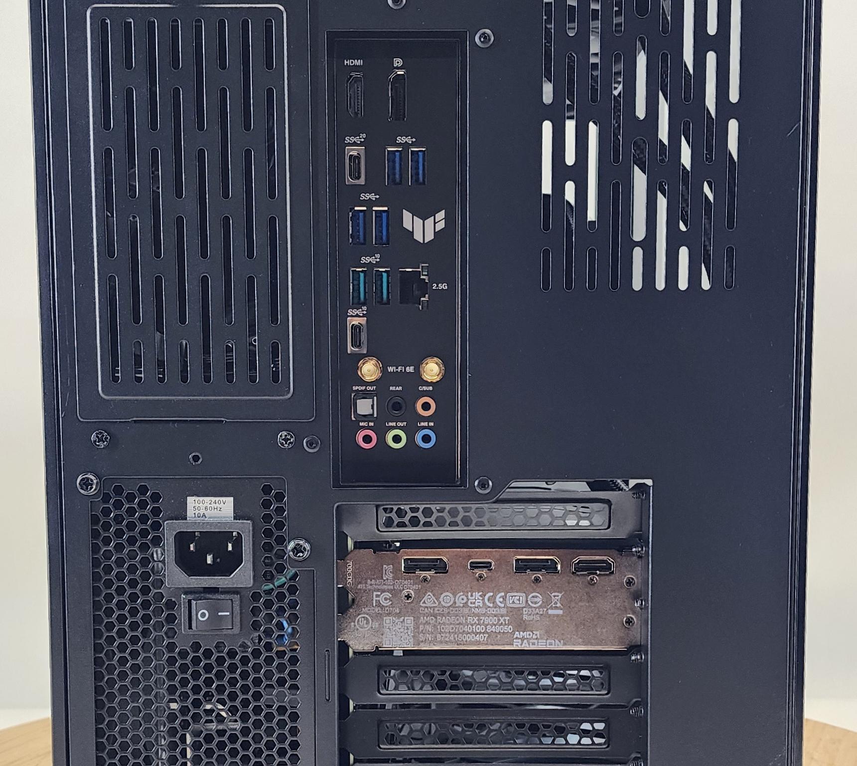 Gaming PC i7-14700KF 32GB RAM 2TB SSD RX 7900 XT 20GB Windows 11 Computer